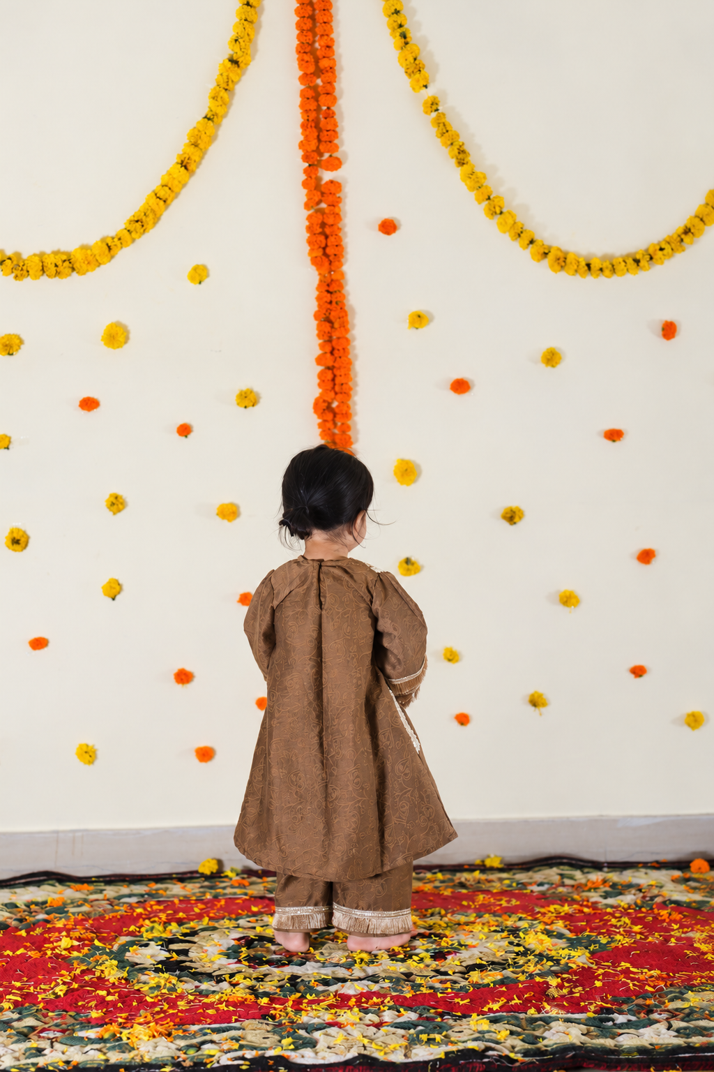 Brown Pakistani Kurta set