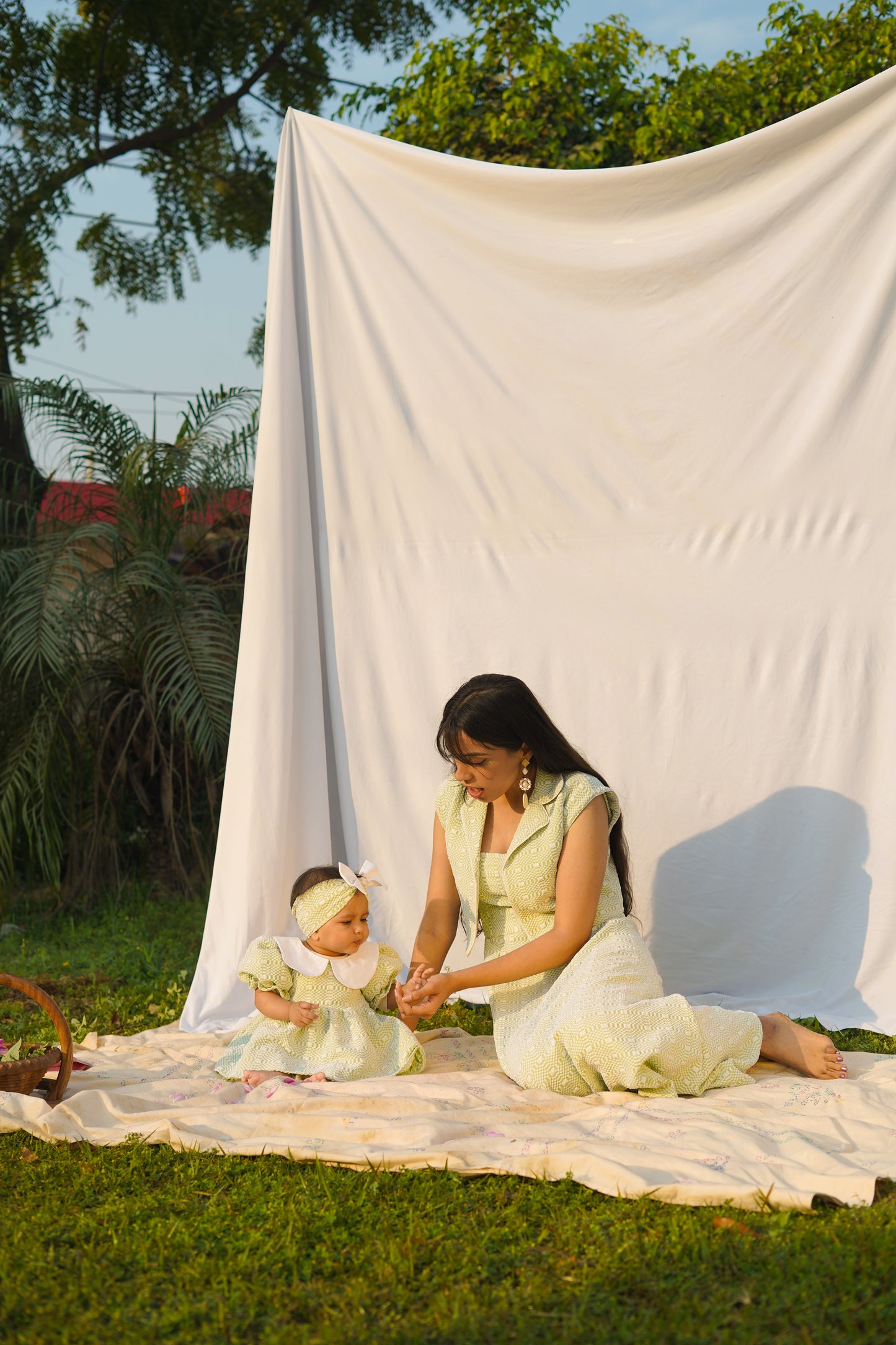 Green Body-con Dress Jacket set