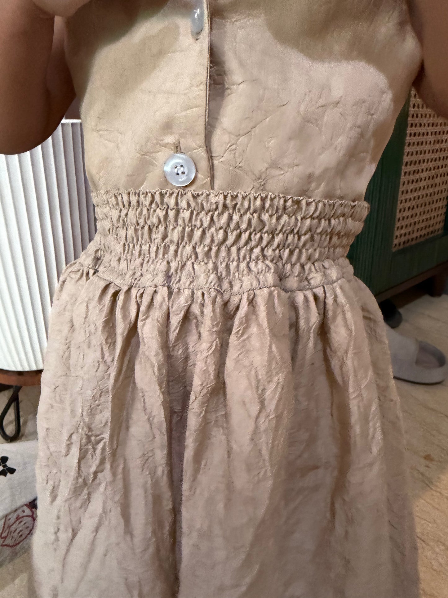 Beige Skirt Set