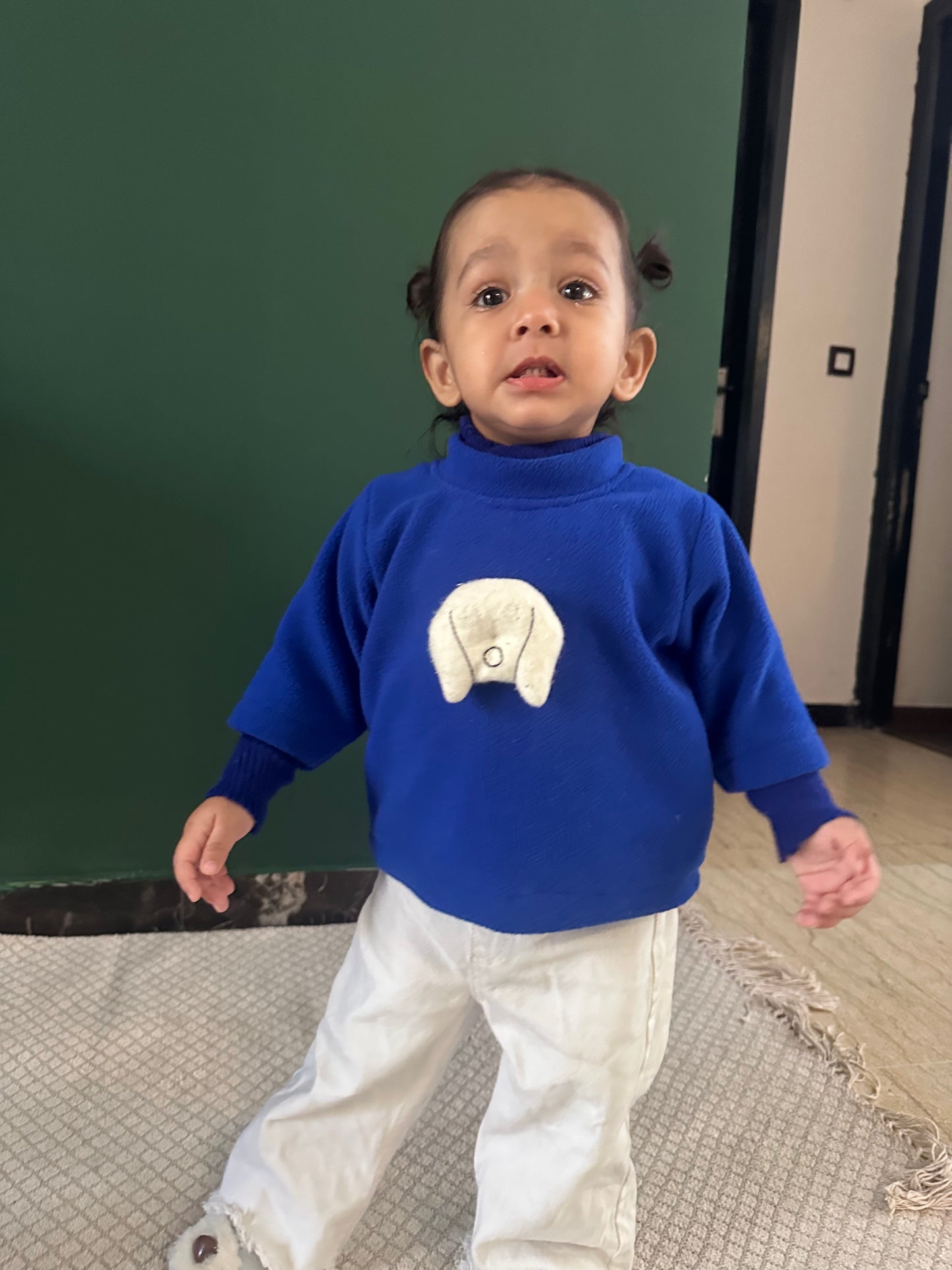 Blue Doodle Sweatshirt