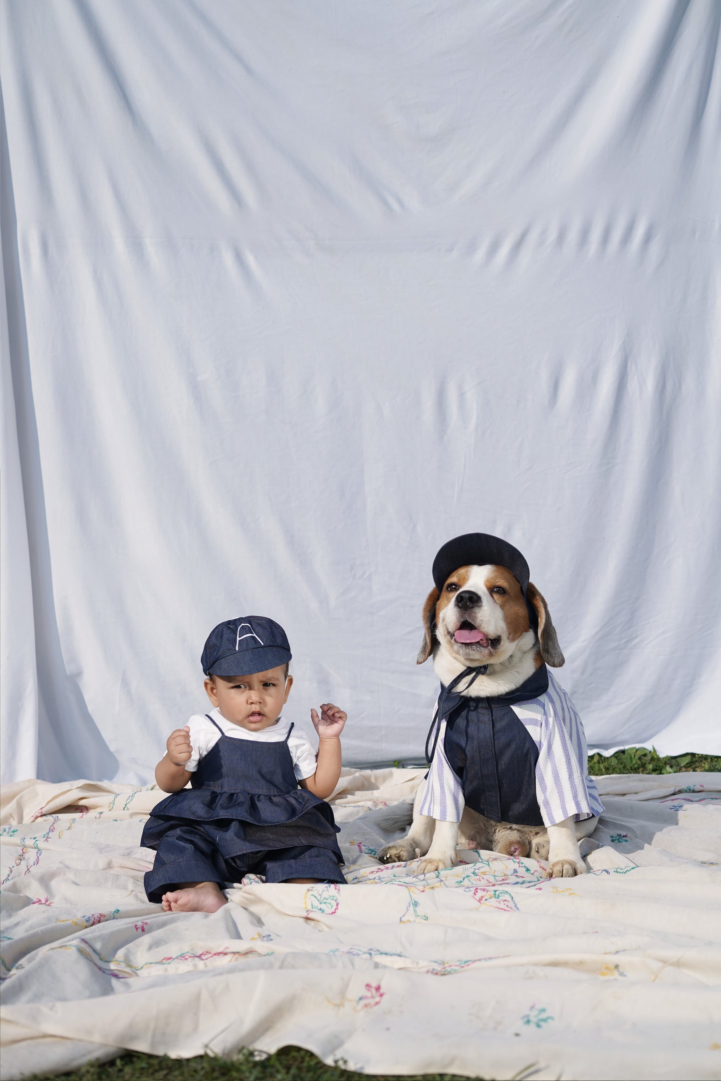 Denim Shirt with Cap