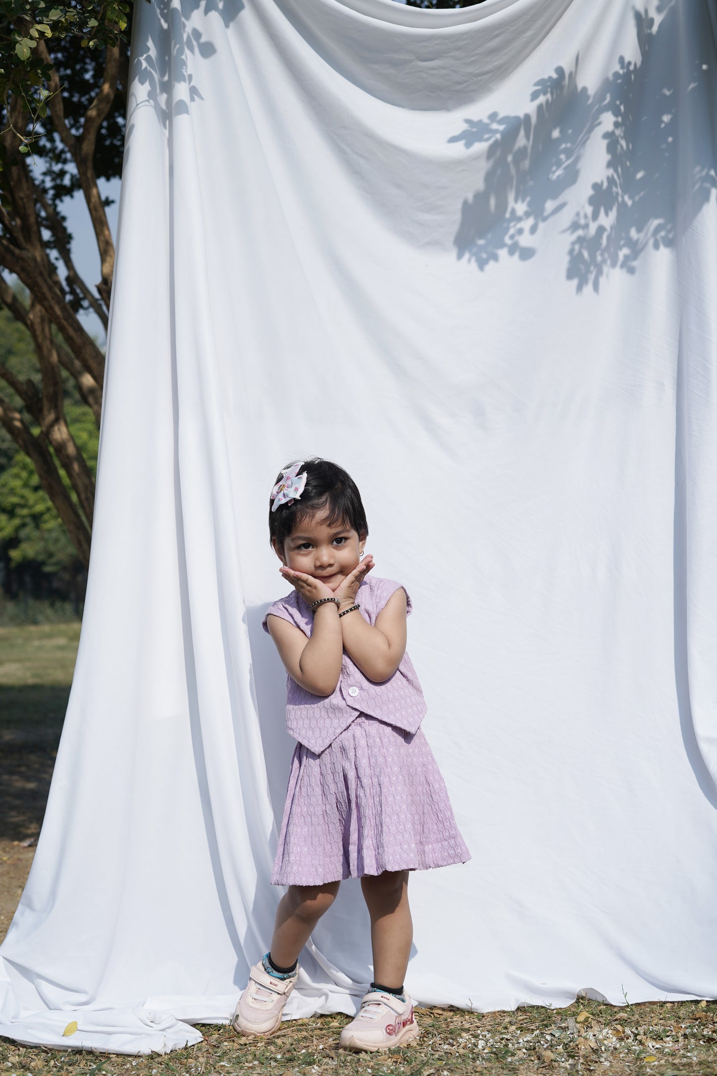 Lilac Vest Co-ord set