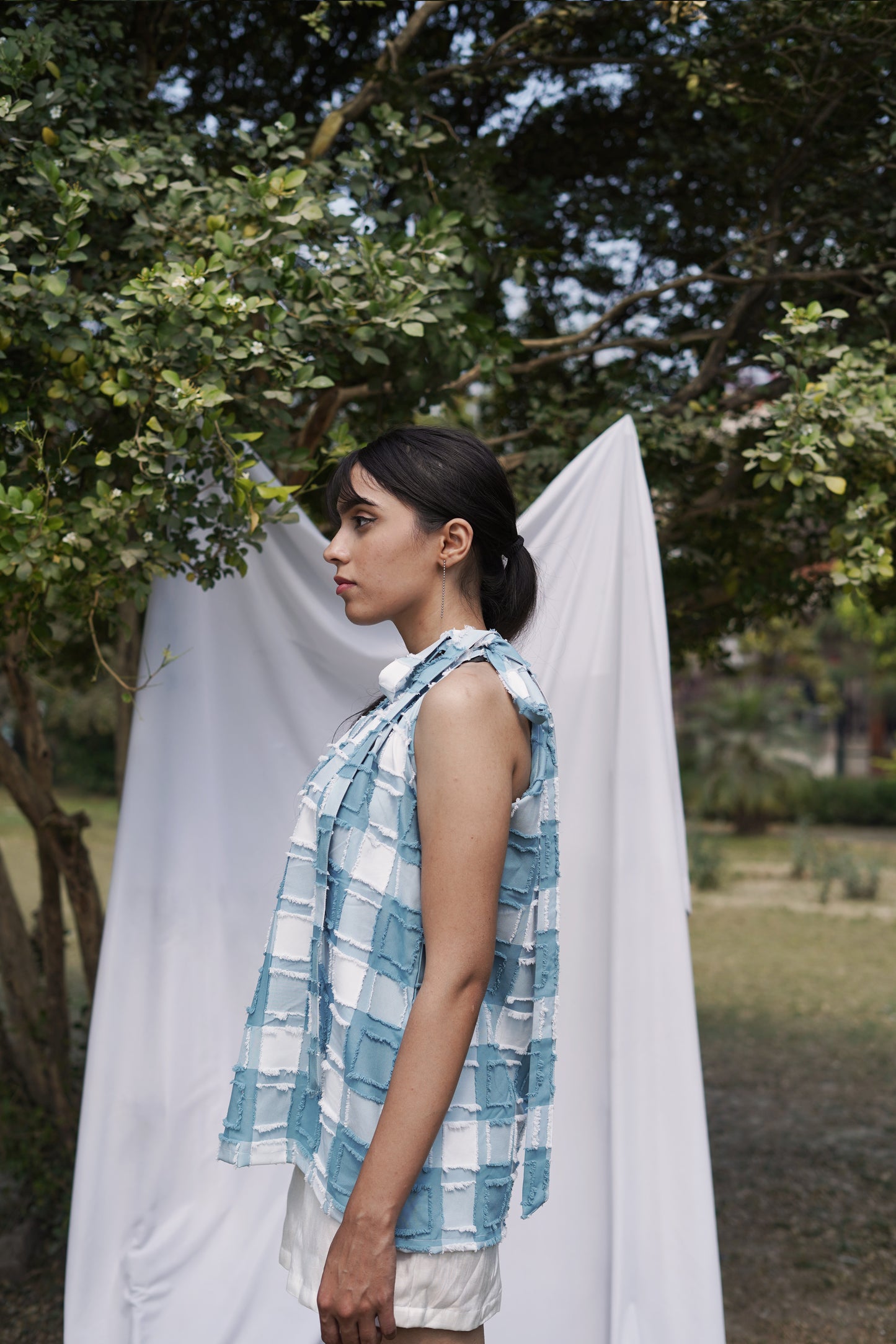 Teal Halter Co-ord Set