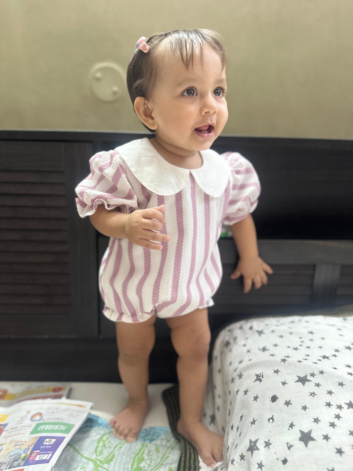 Stripe Bubble Romper