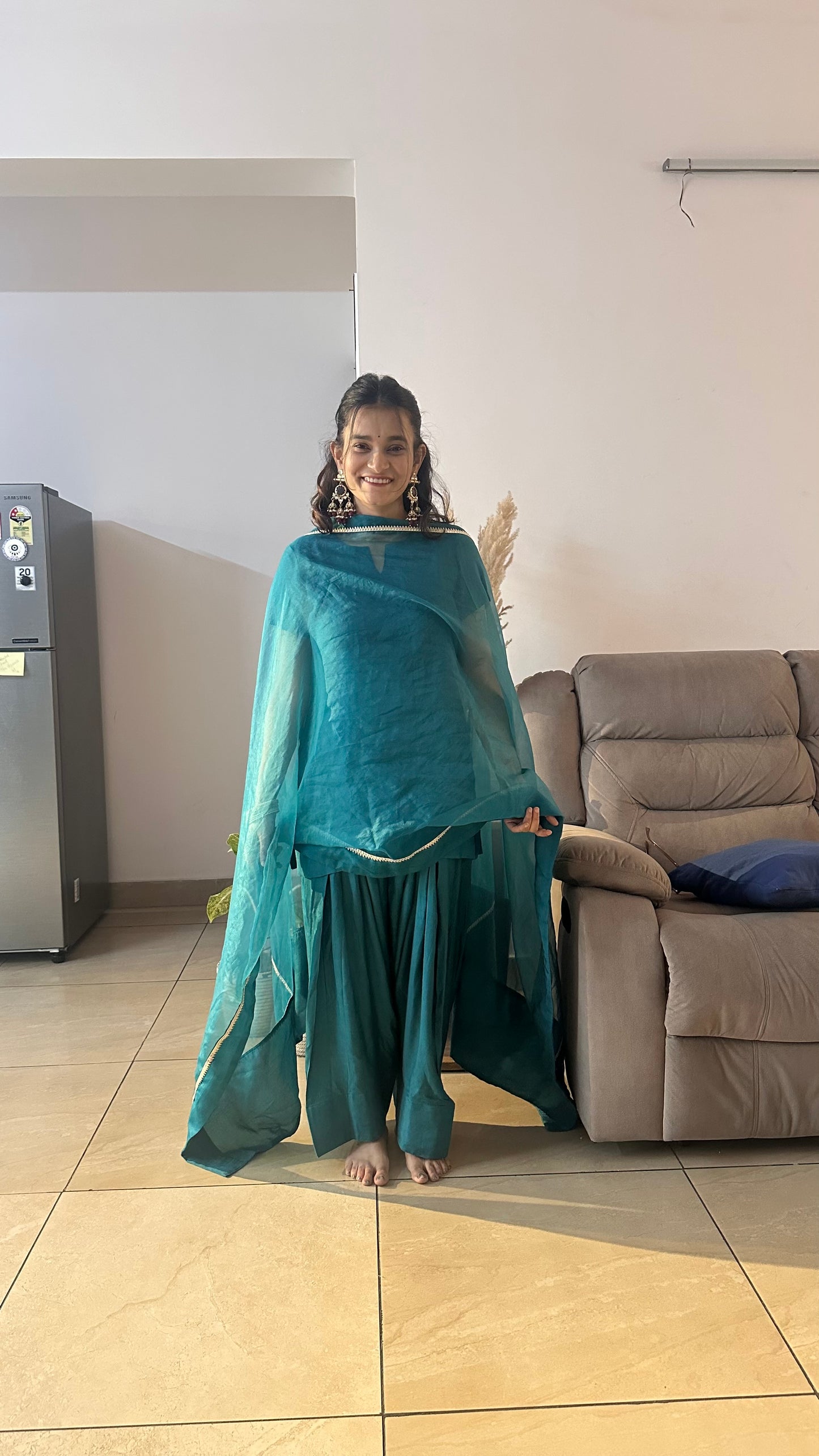 Sea Green Salwar Suit set