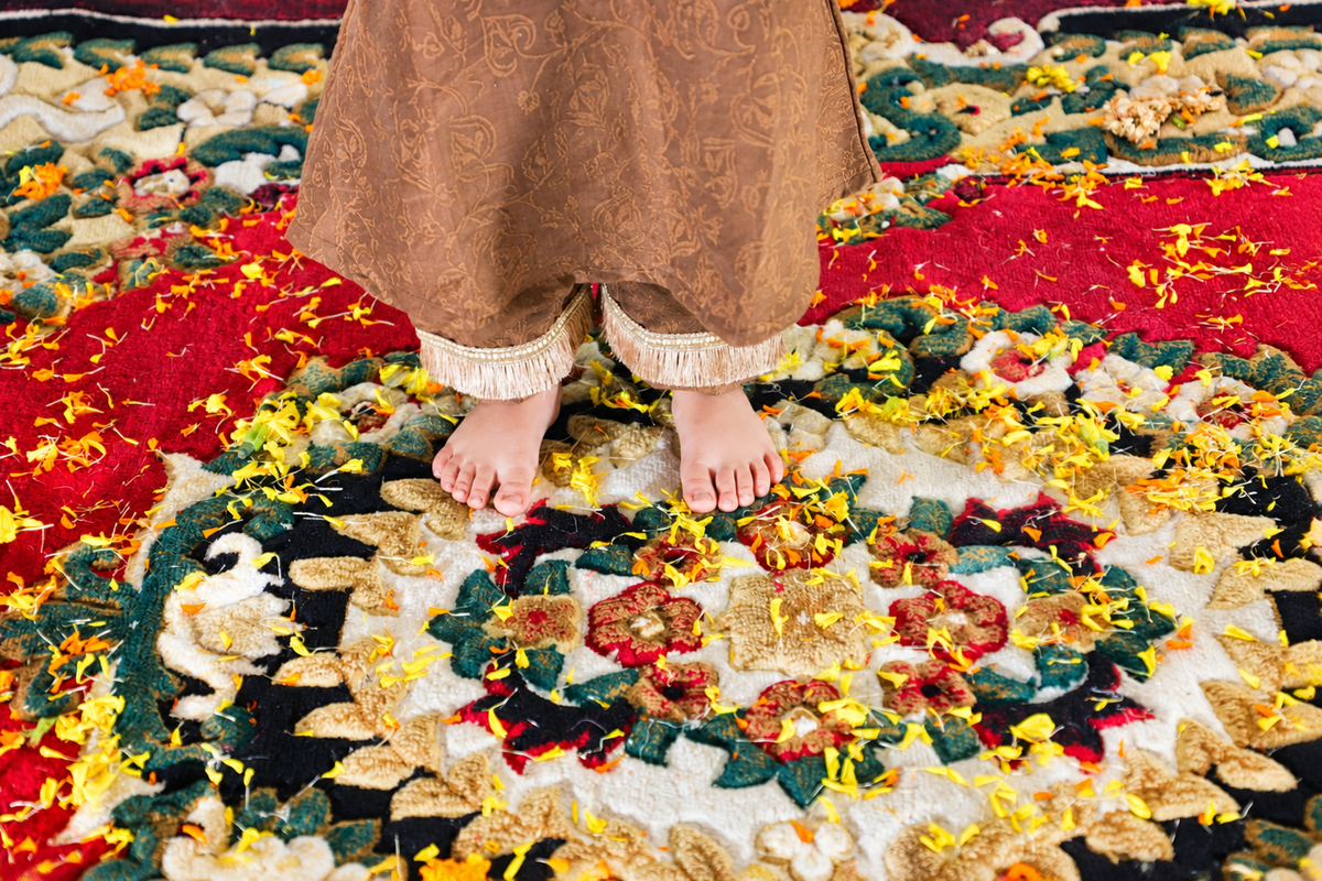 Brown Pakistani Kurta set