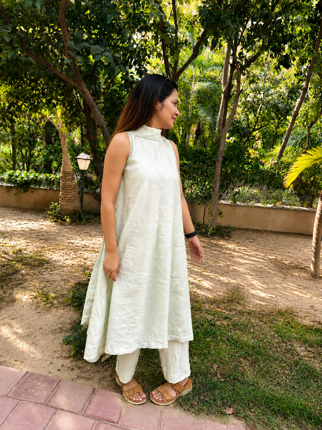 Teal Kurta Twinning set