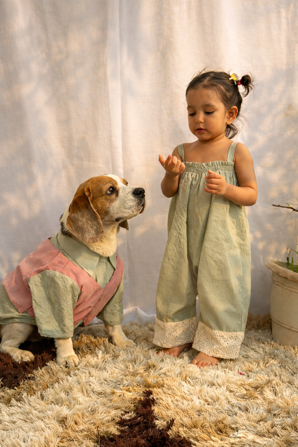 Teal Crushed Co-ord Twinning Set