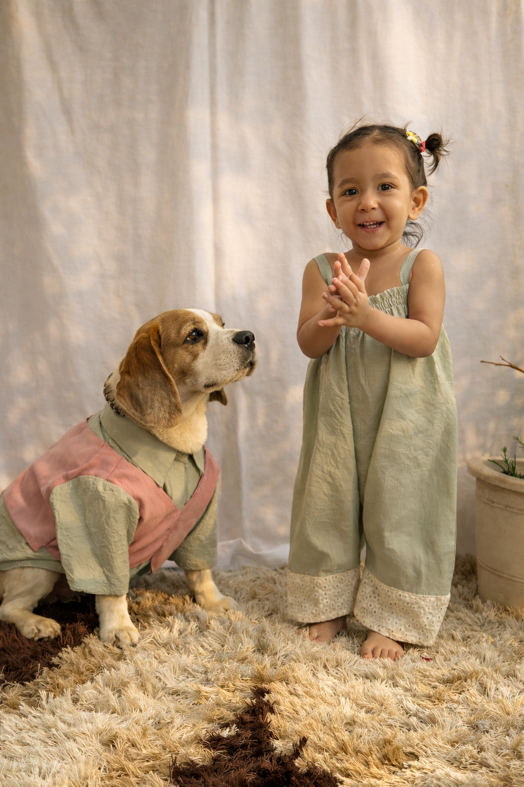 Teal Crushed Co-ord Twinning Set