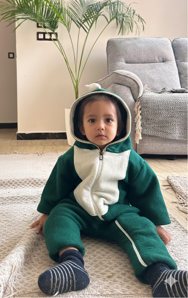 Green Dinosaur Hoodie Jacket