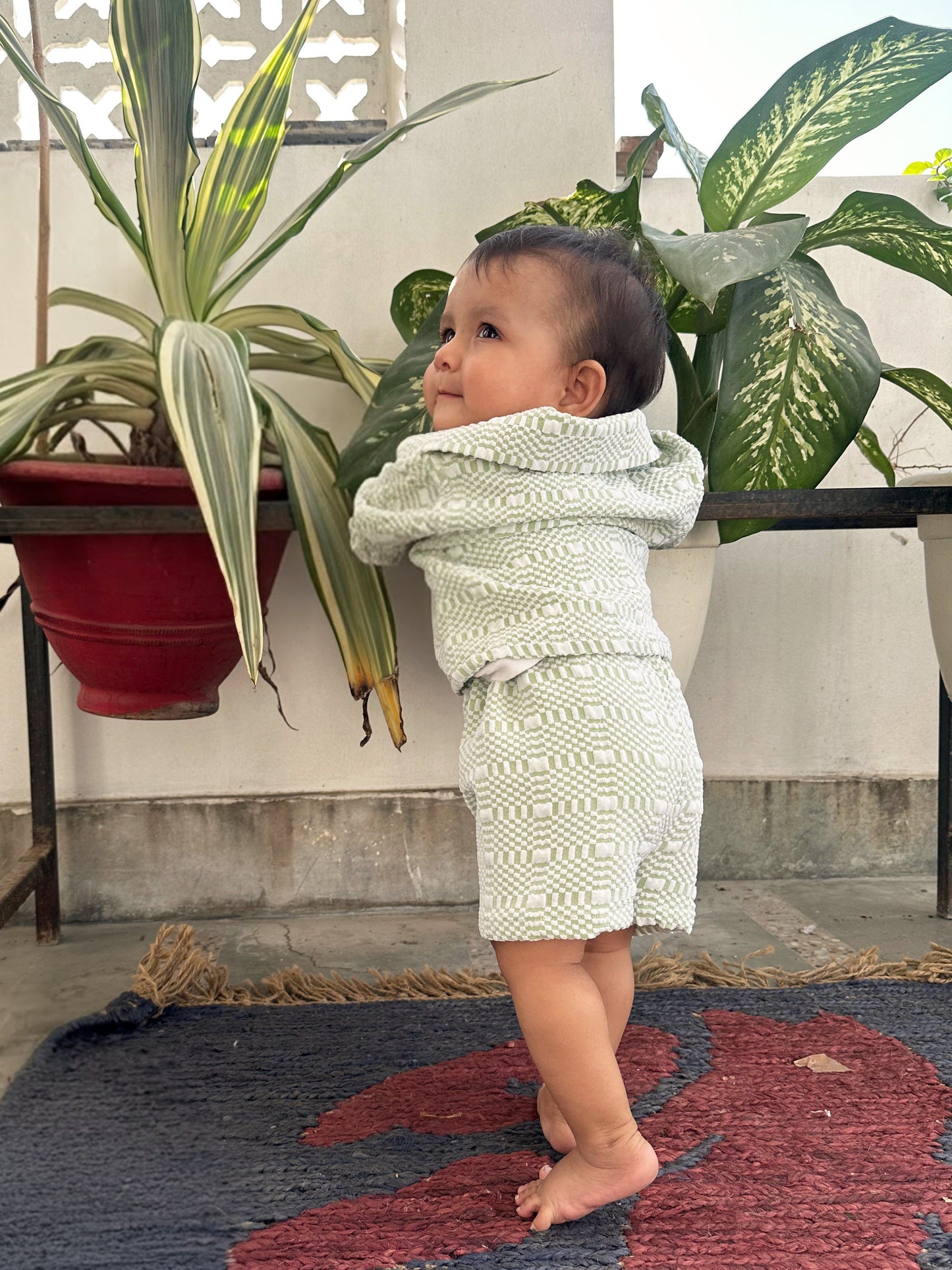 Green T-Shirt Co-ord set