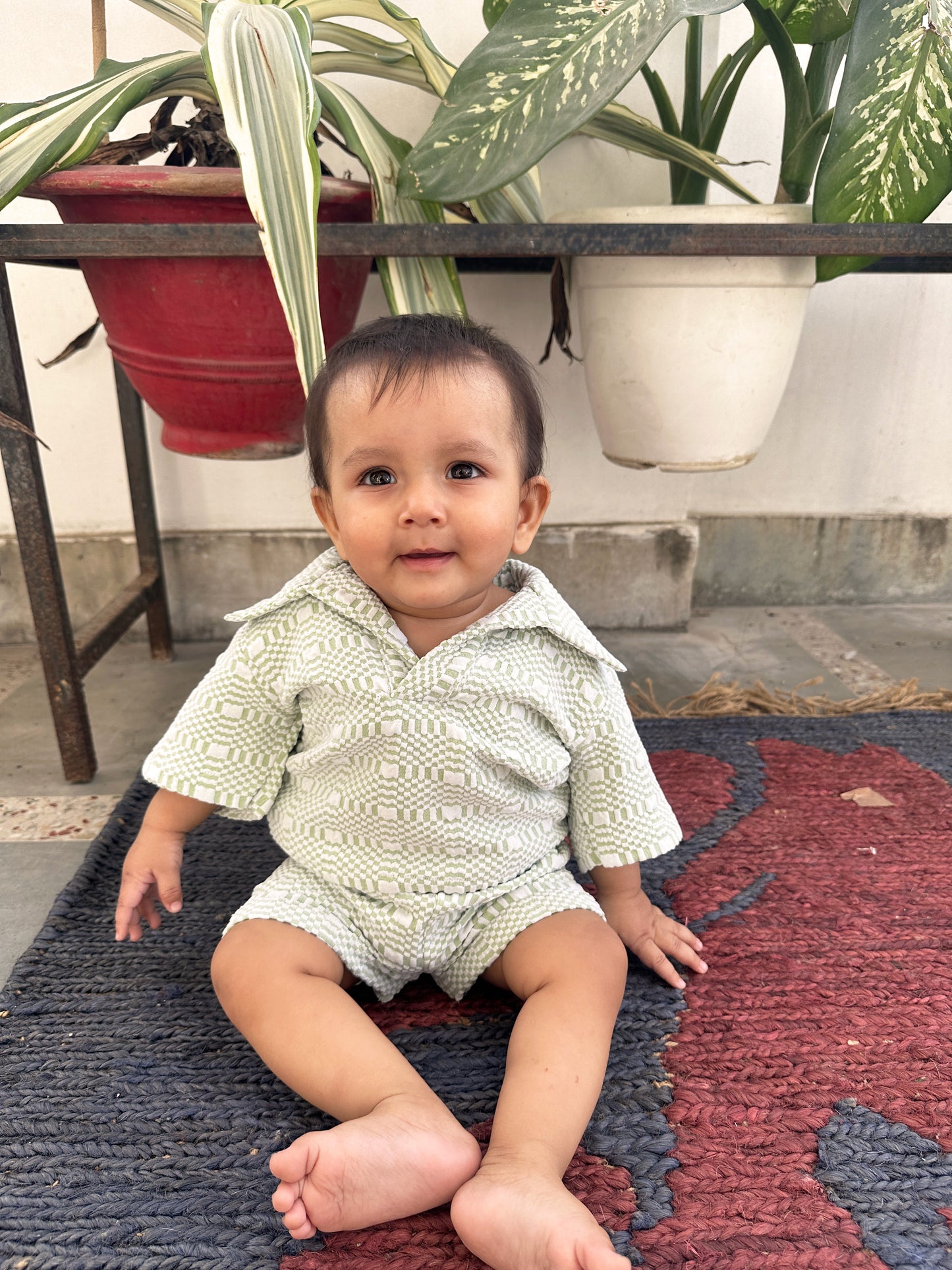 Green T-Shirt Co-ord set