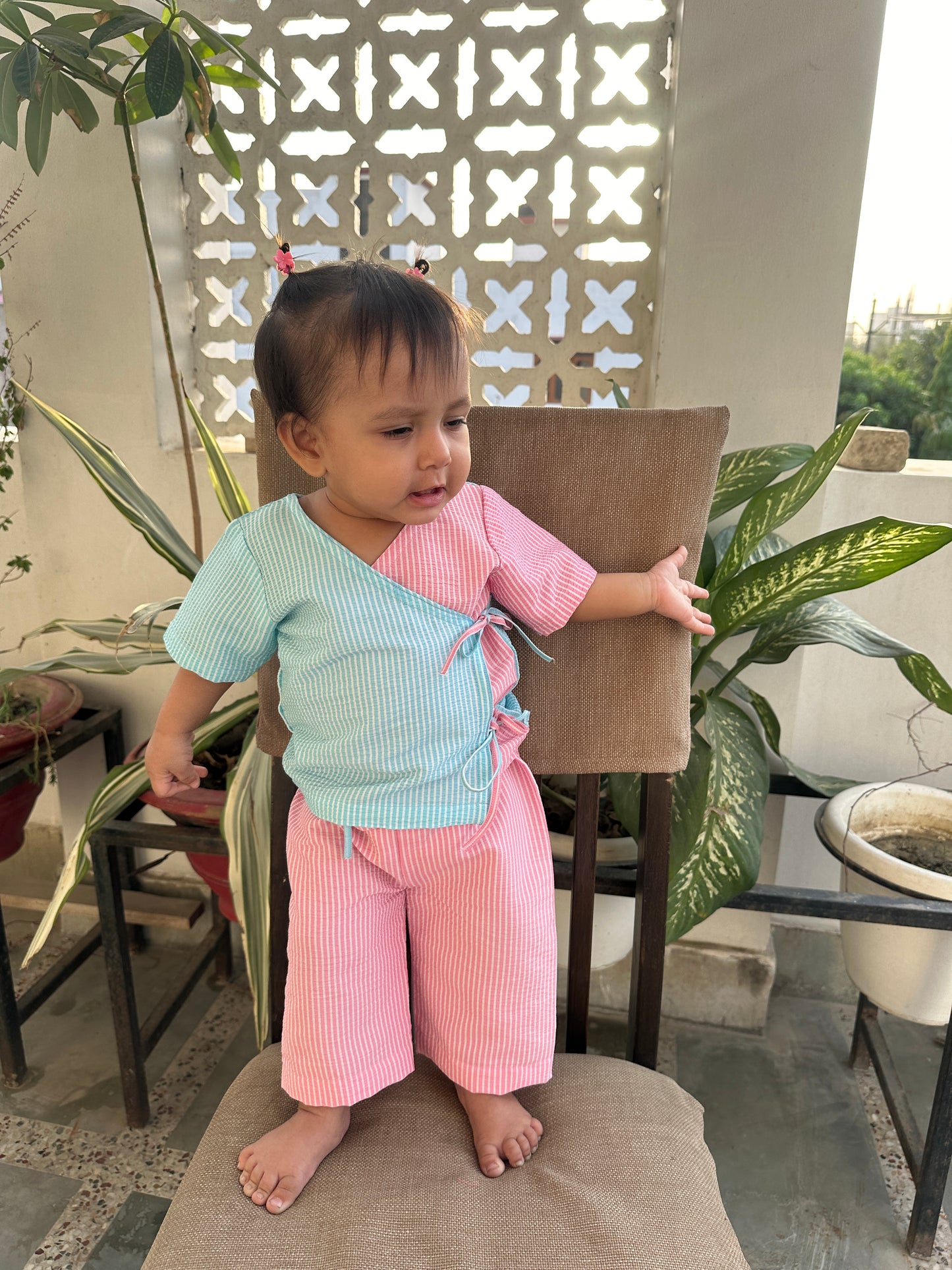 BubbleGum Angrakha Twinning Set