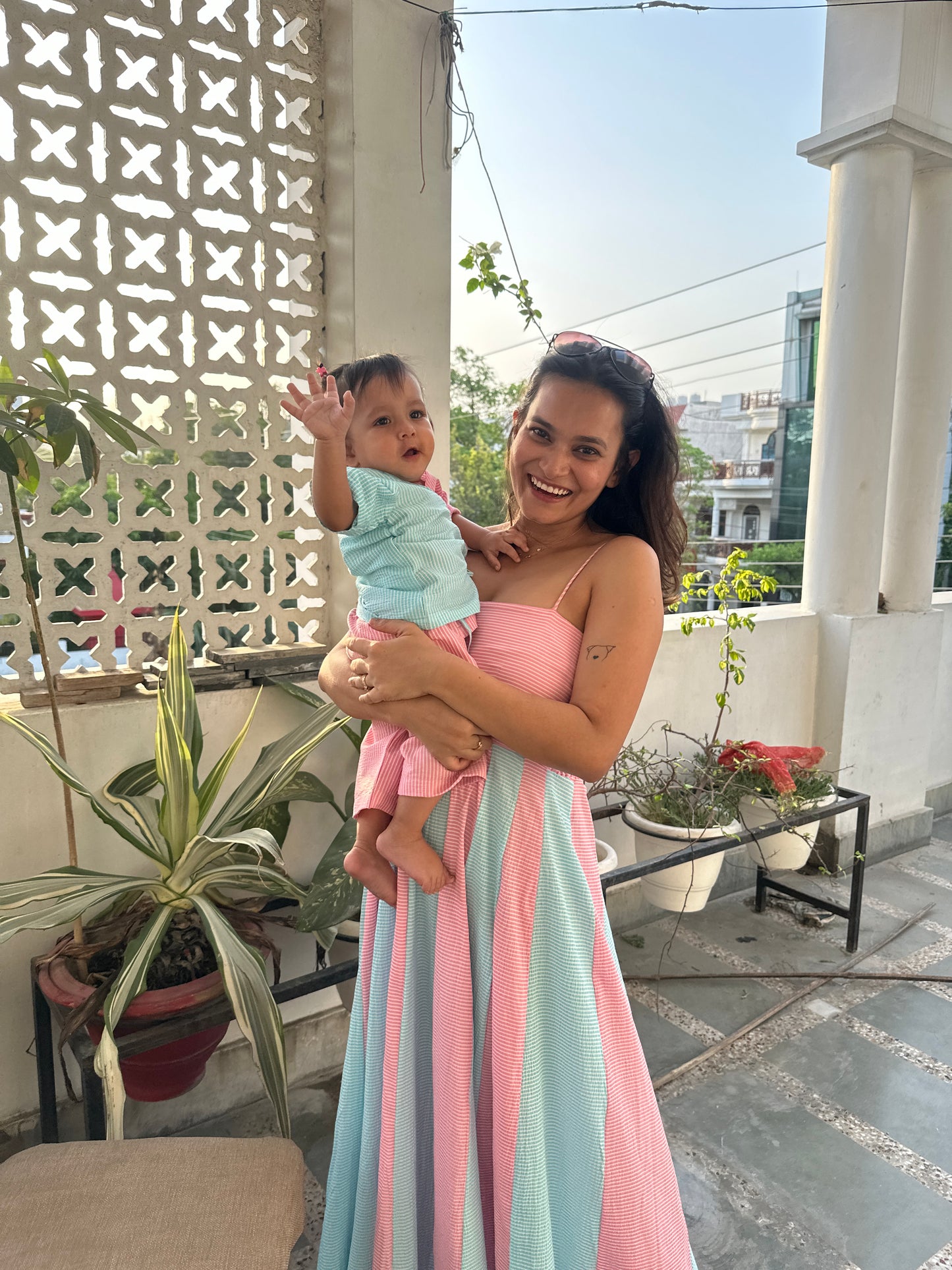 BubbleGum Angrakha Twinning Set