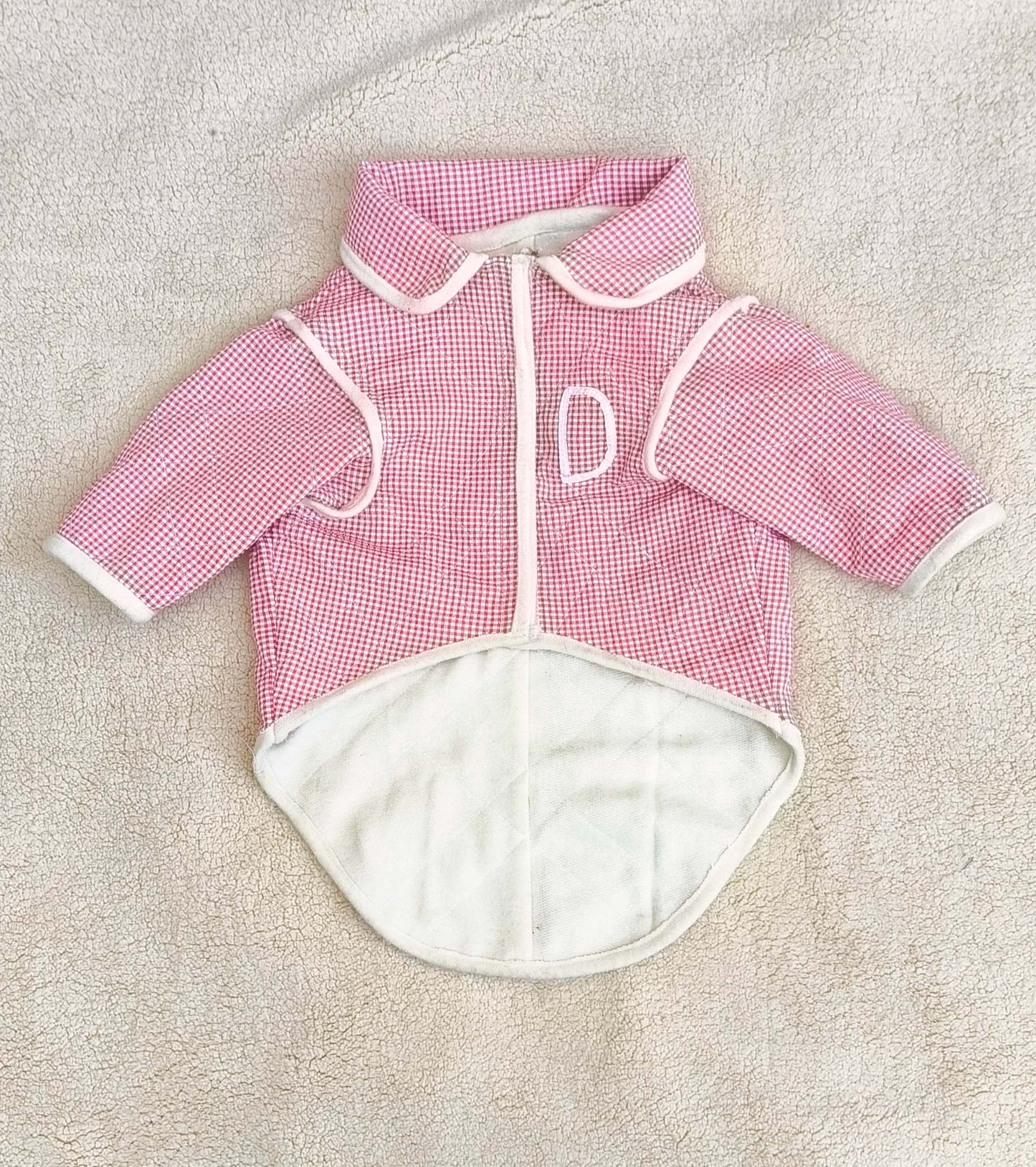 Red Checkered Quilted Shirt