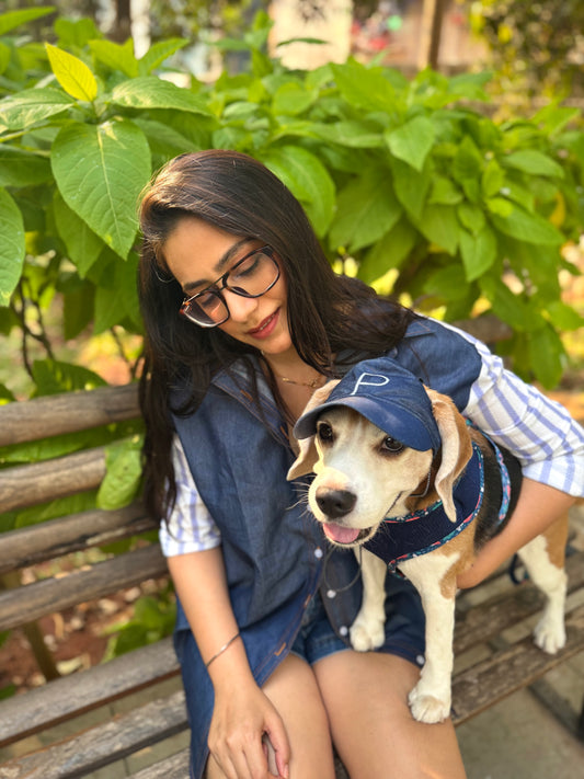 Denim Twinning set