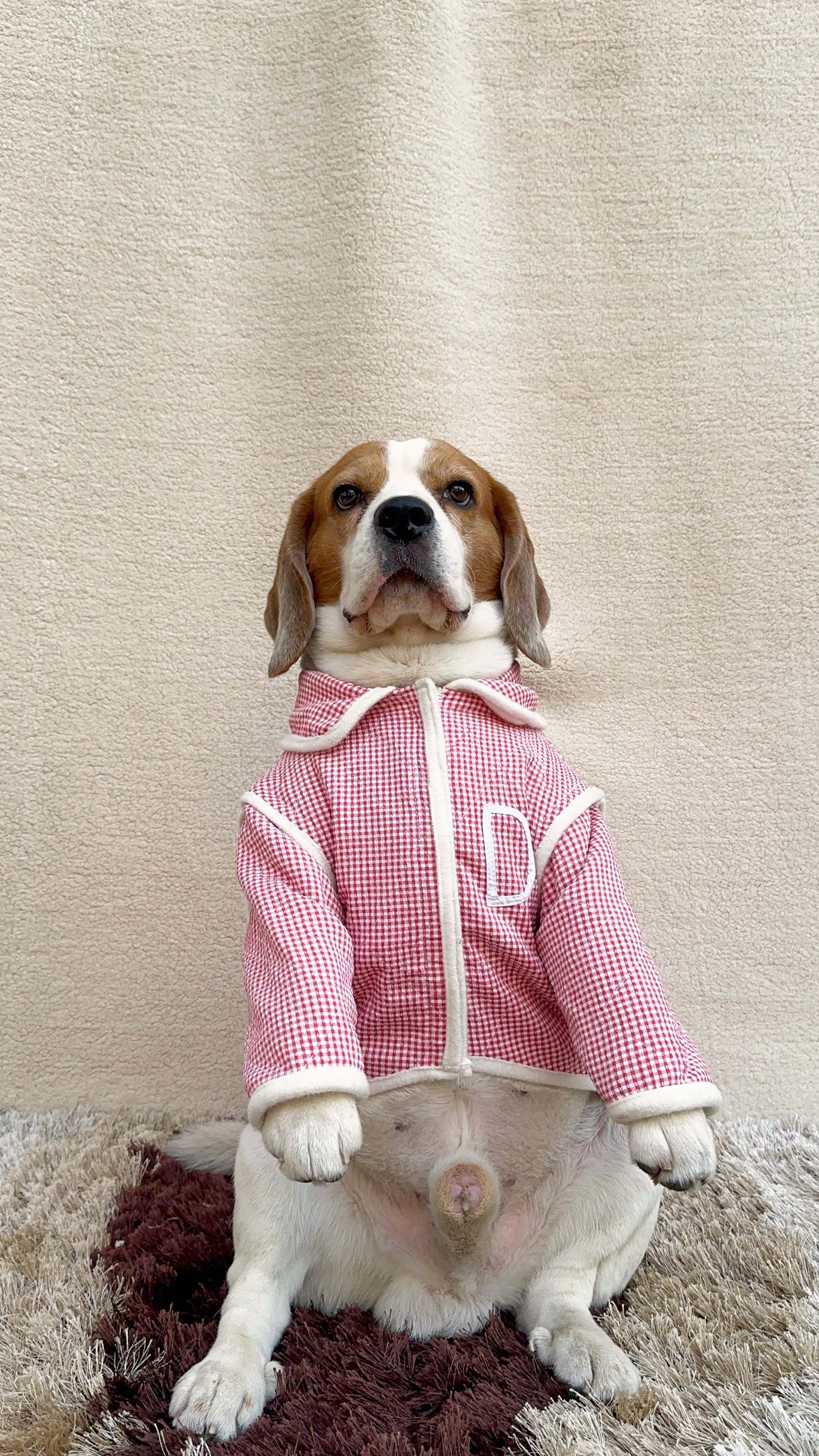 Red Quilted Co-ord Twinning set