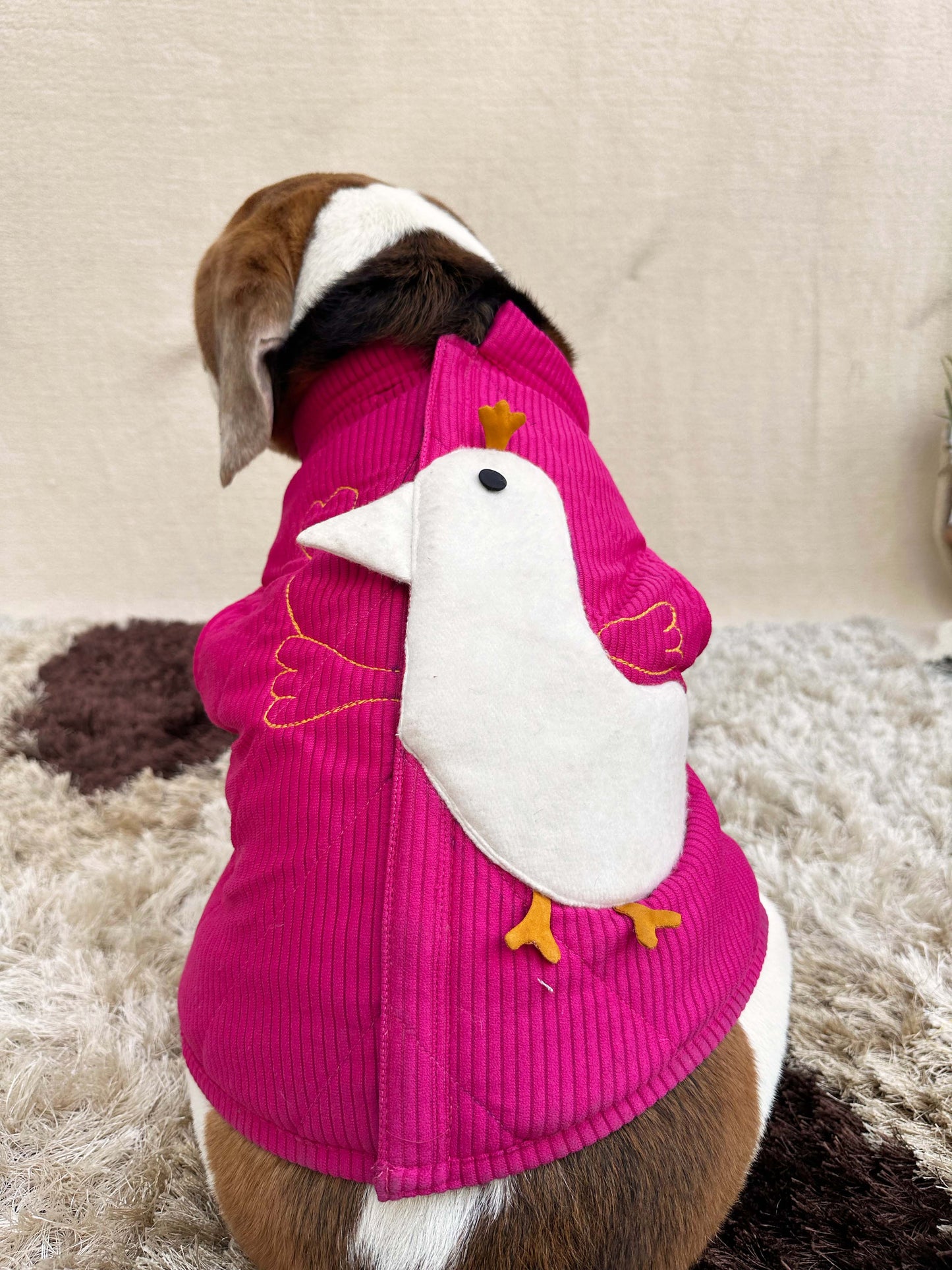 Pink Duck Sleeveless Jacket