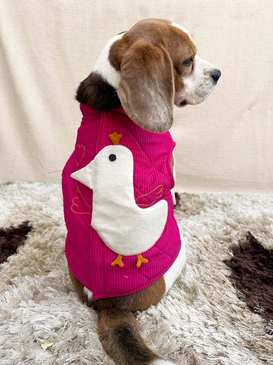 Pink Duck Sleeveless Jacket