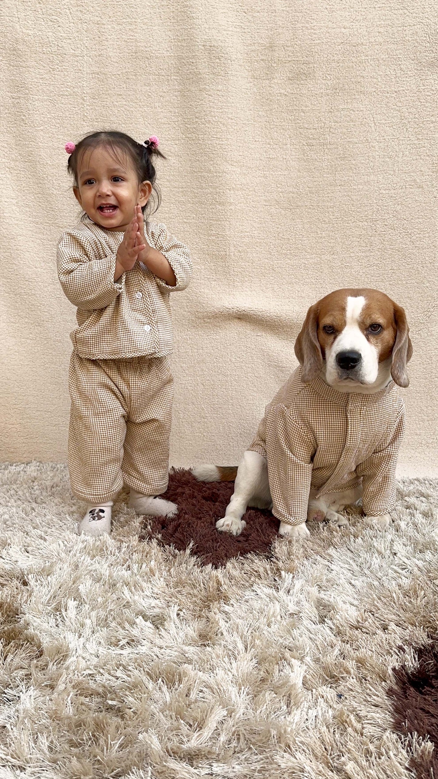 Yellow quilted Night Suit Twinning set