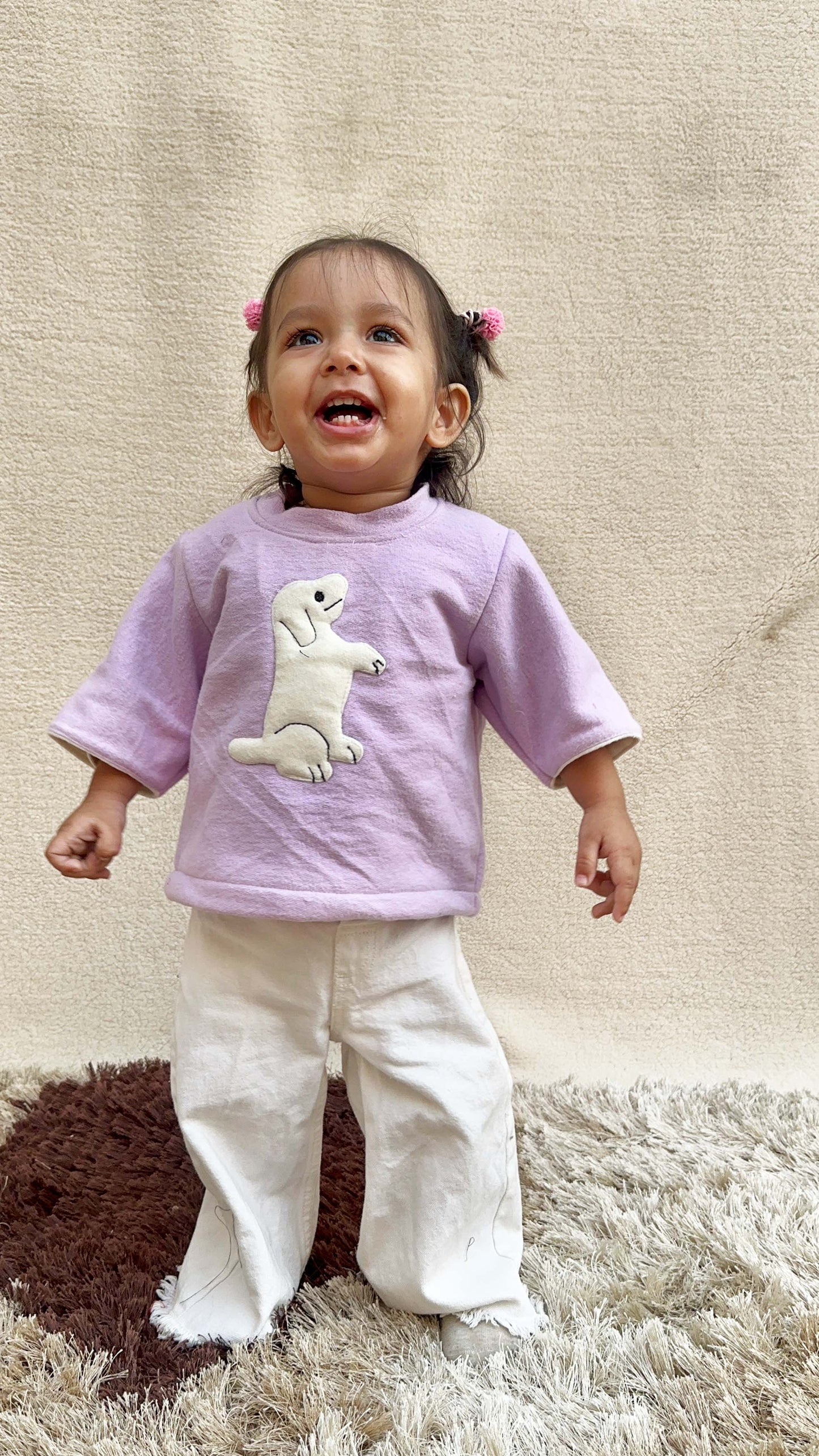 Lilac Sweatshirt Twinning set