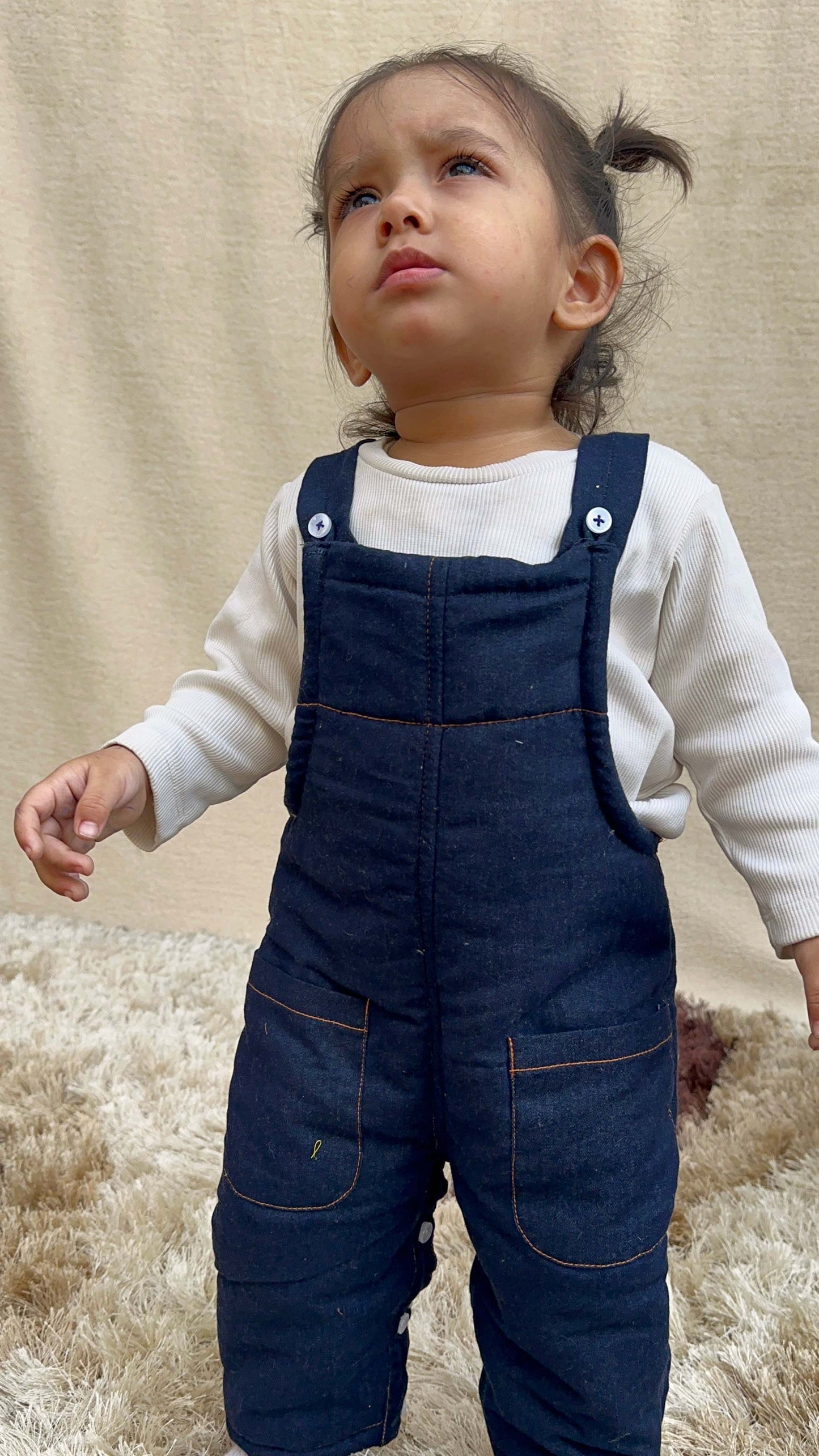 Denim teddy Jacket Twinning set