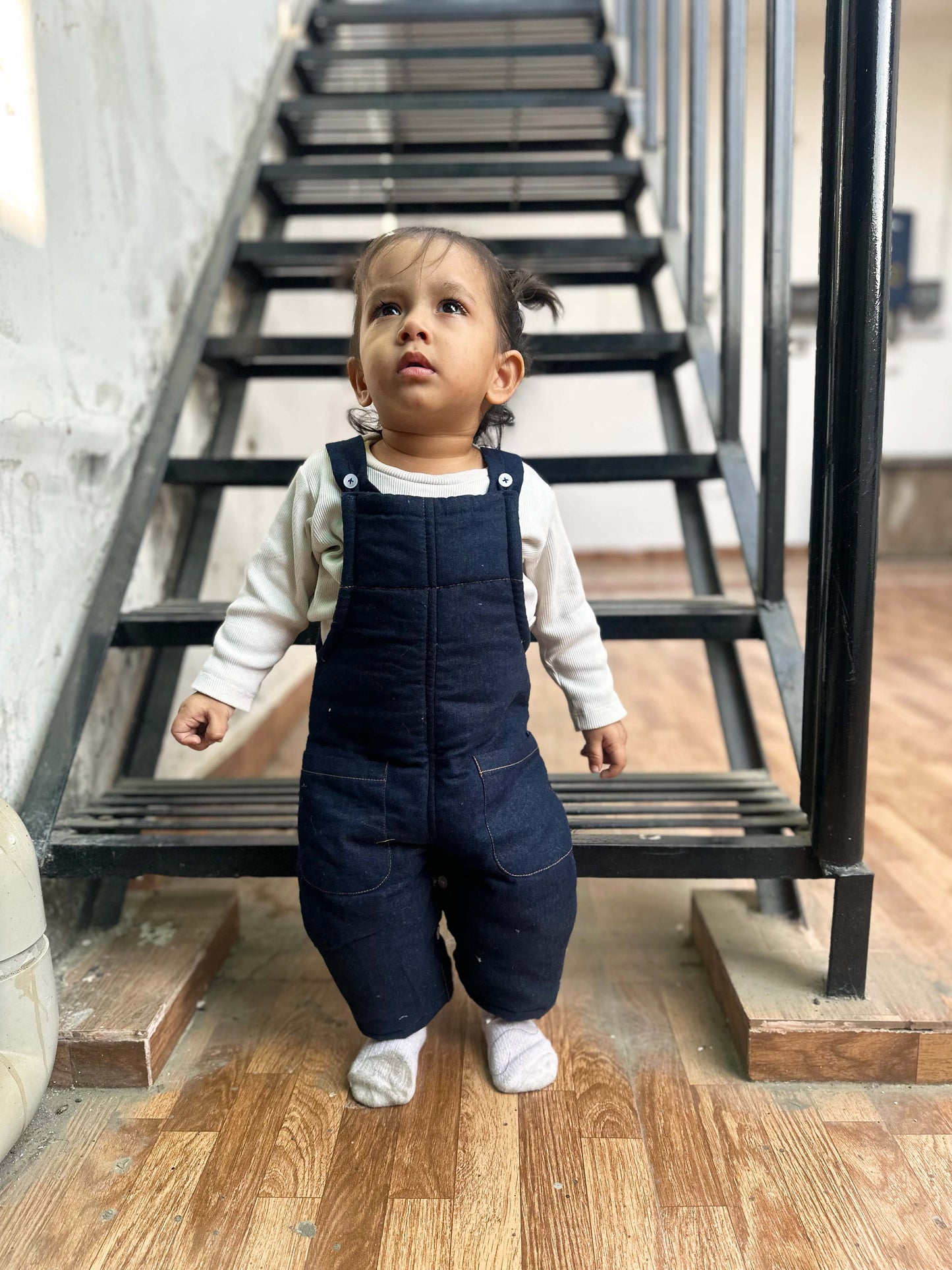 Denim Teddy Dungaree