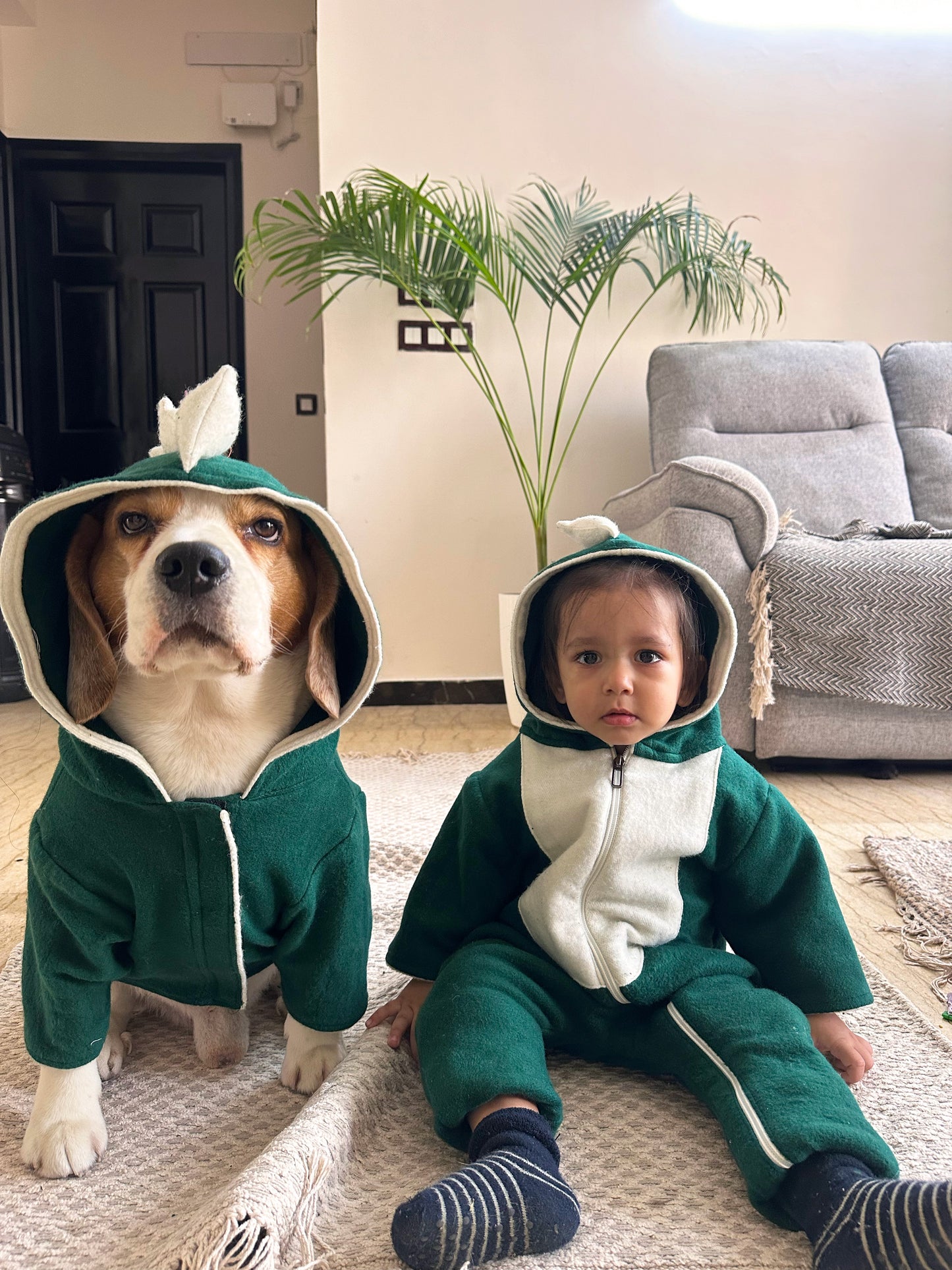 Green Dinosaur Twinning set