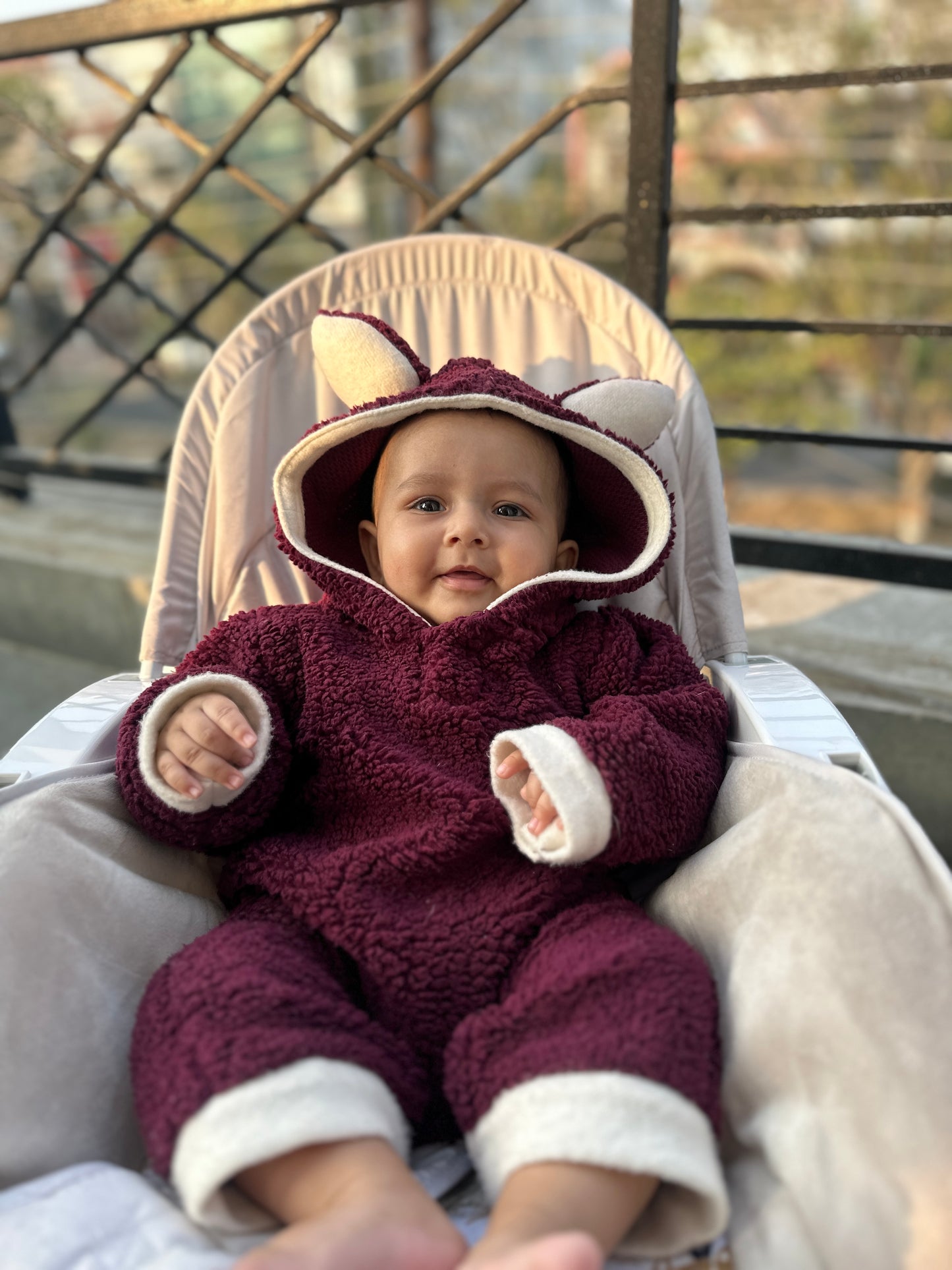 Red Teddy Twinning set