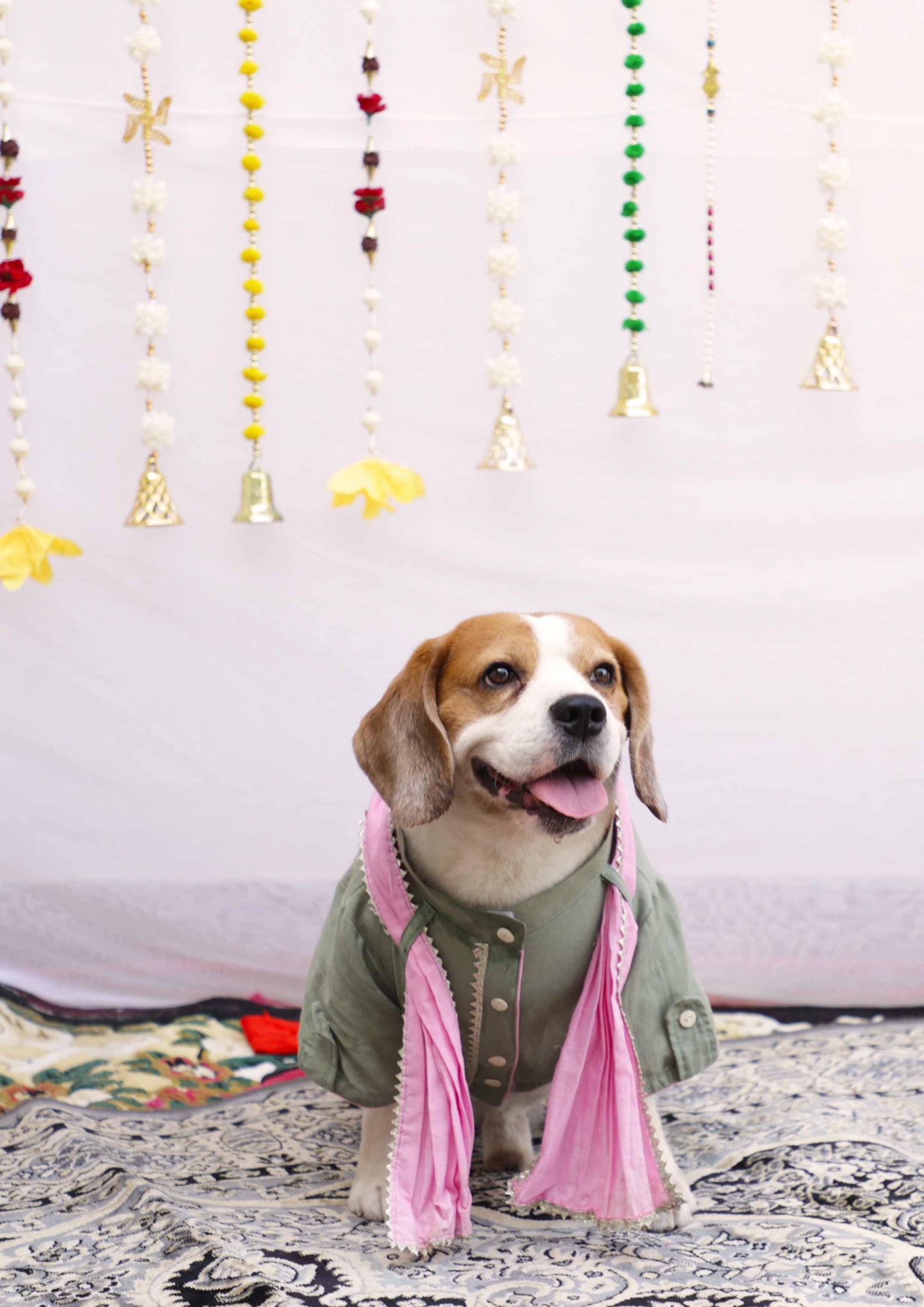 Pista Green Kurta With Dupatta