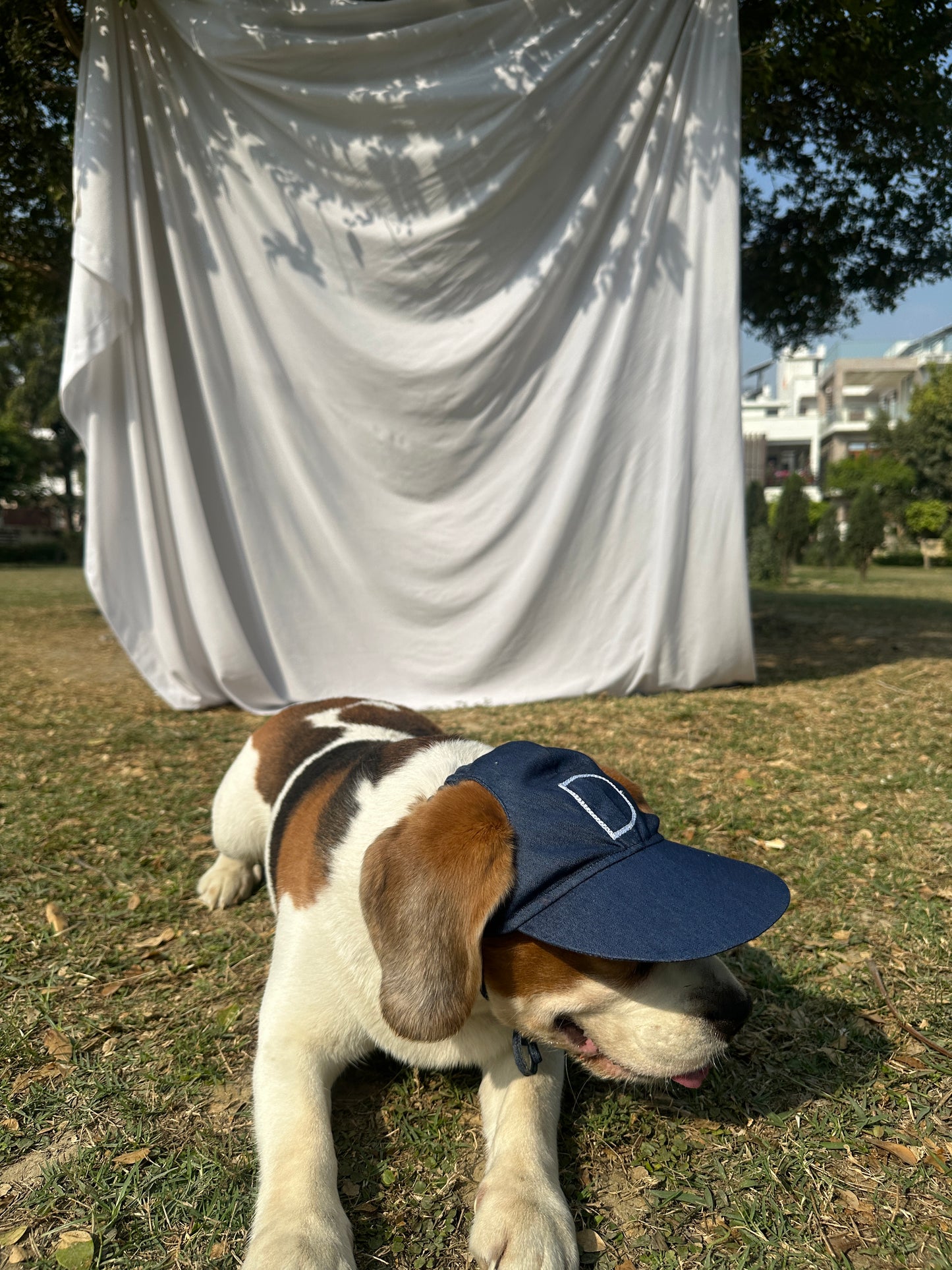 Denim Cap with Custom Initials