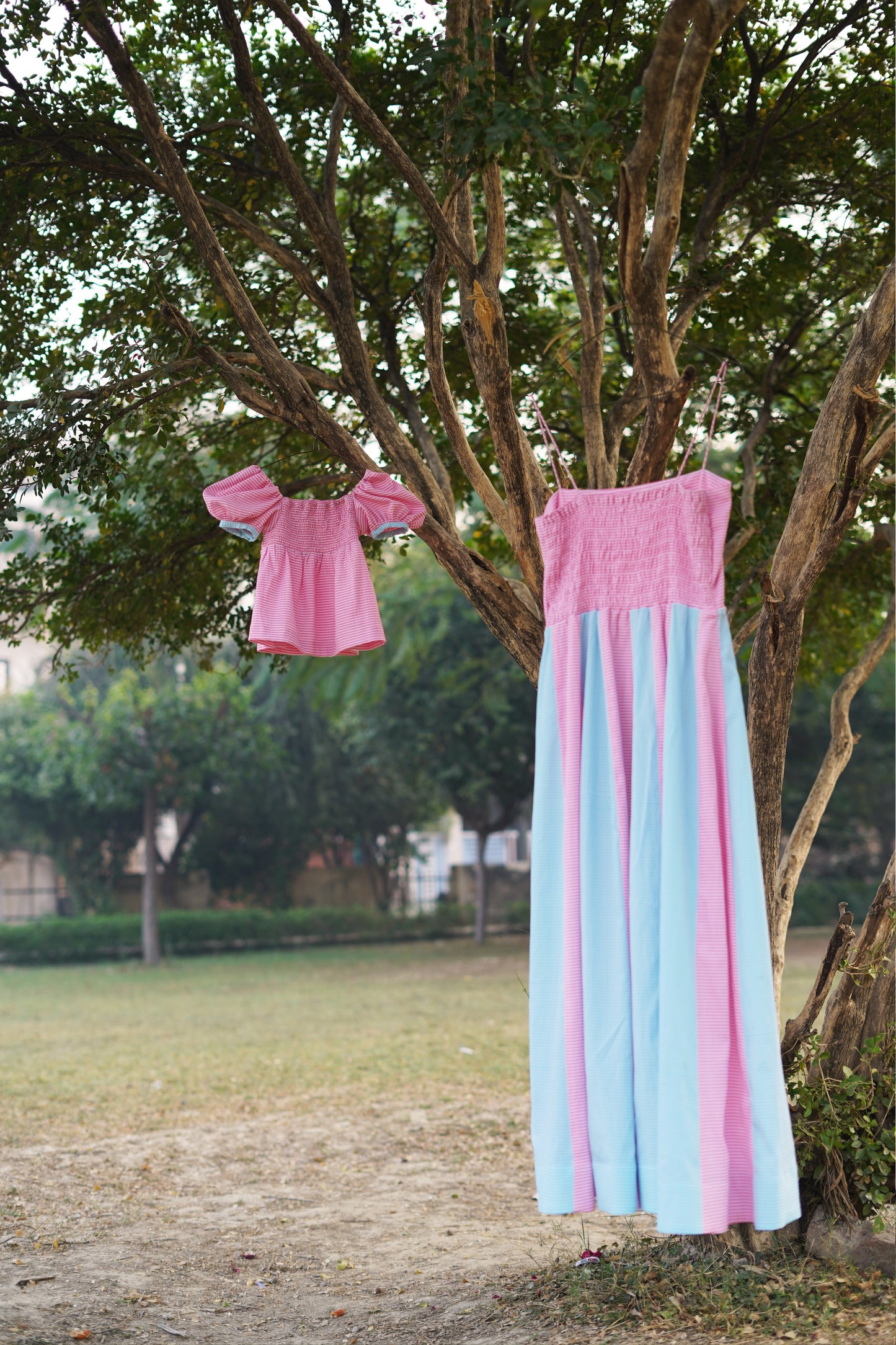 BubbleGum Dress Twinning Set