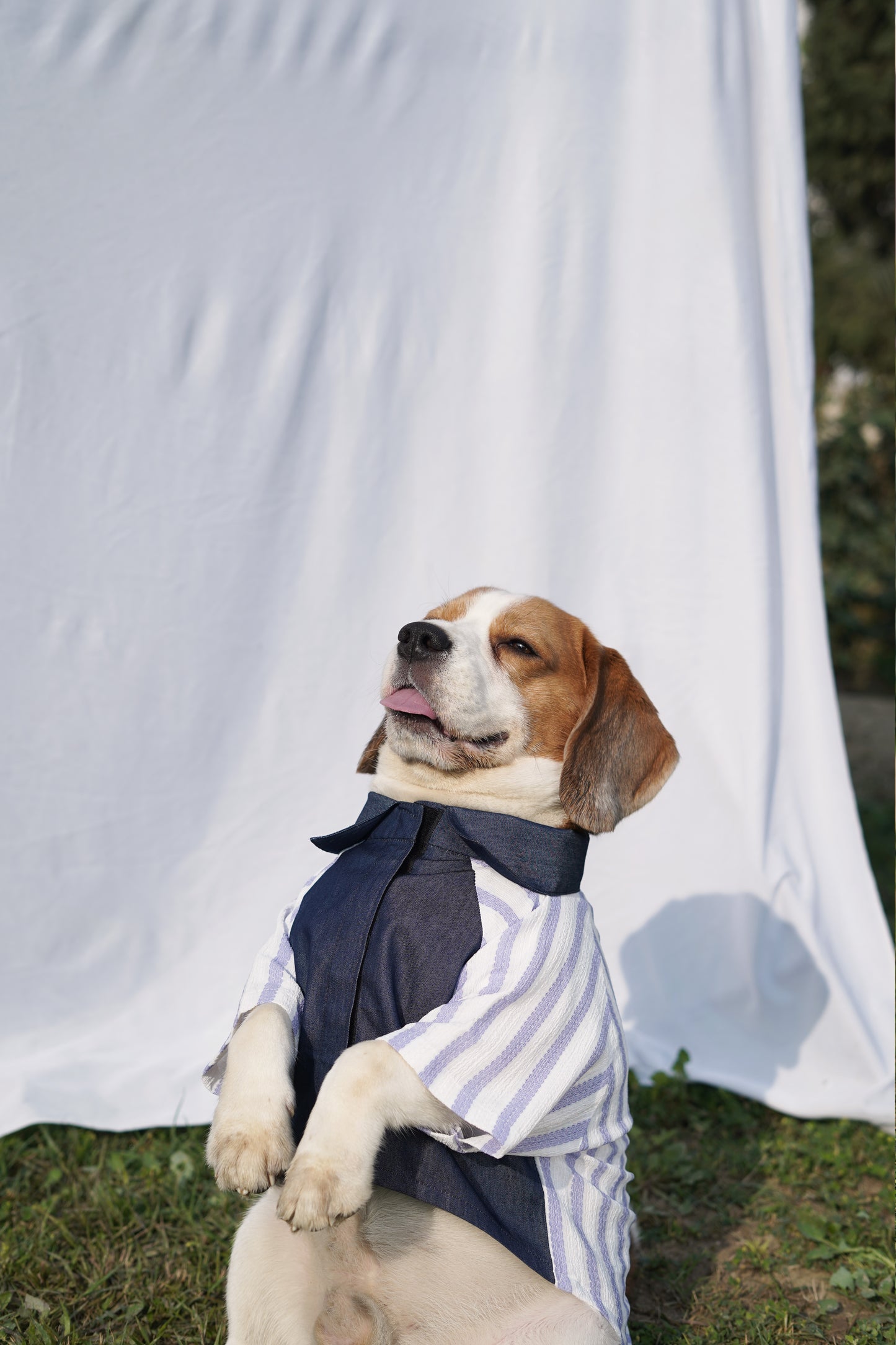 Denim Patchwork Shirt