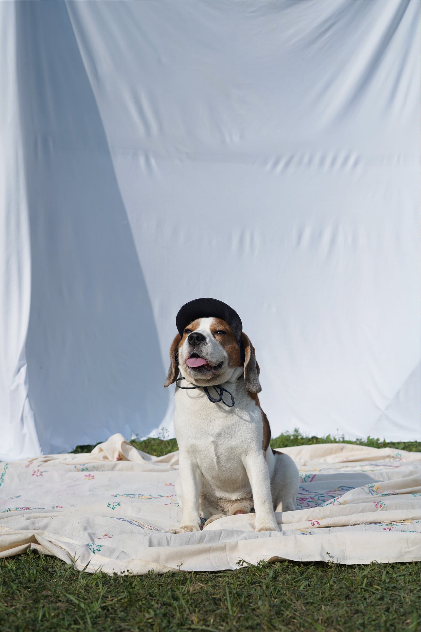 Denim Cap with Custom Initials