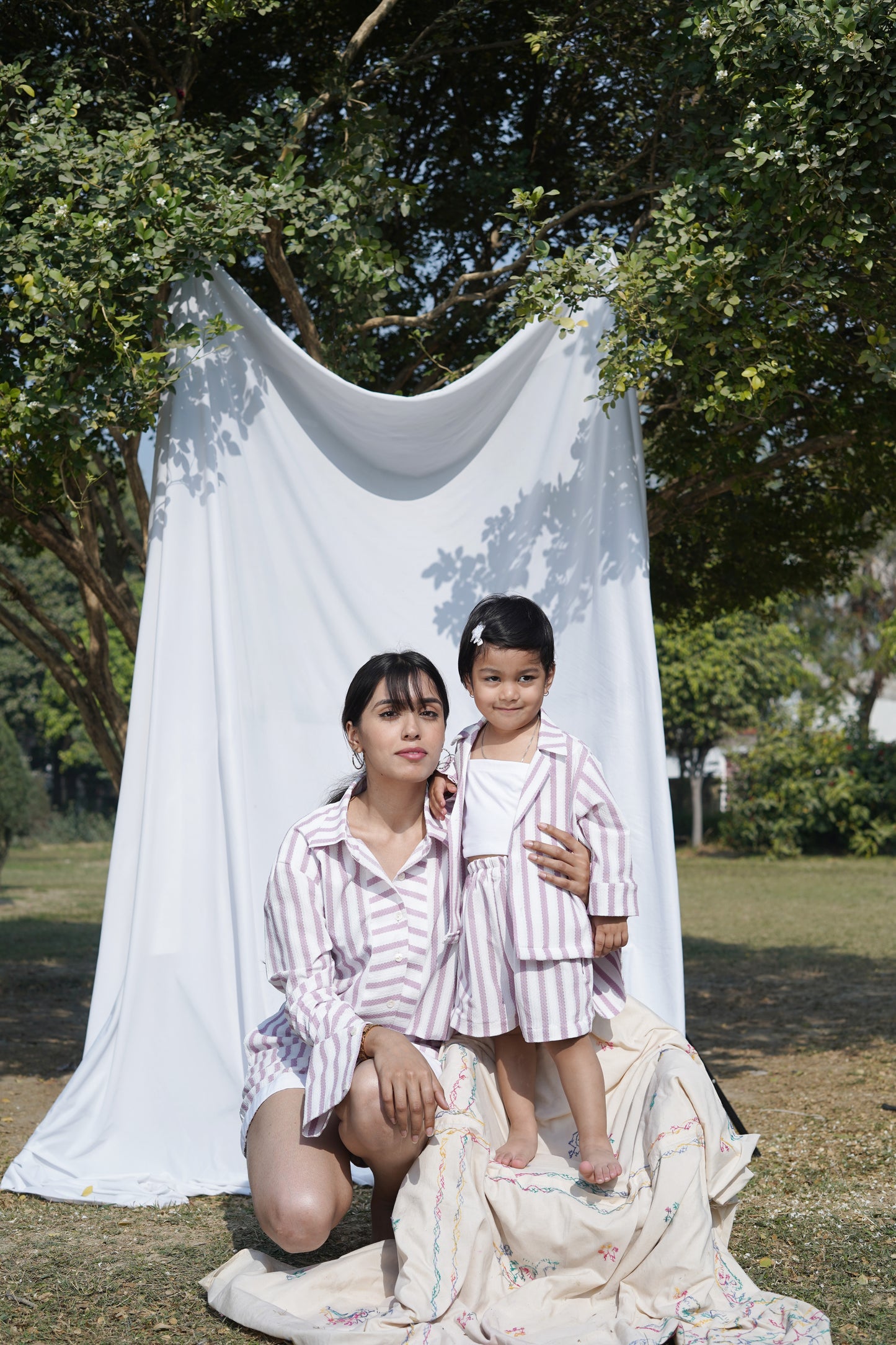 Stripe Co-ord Twinning Set