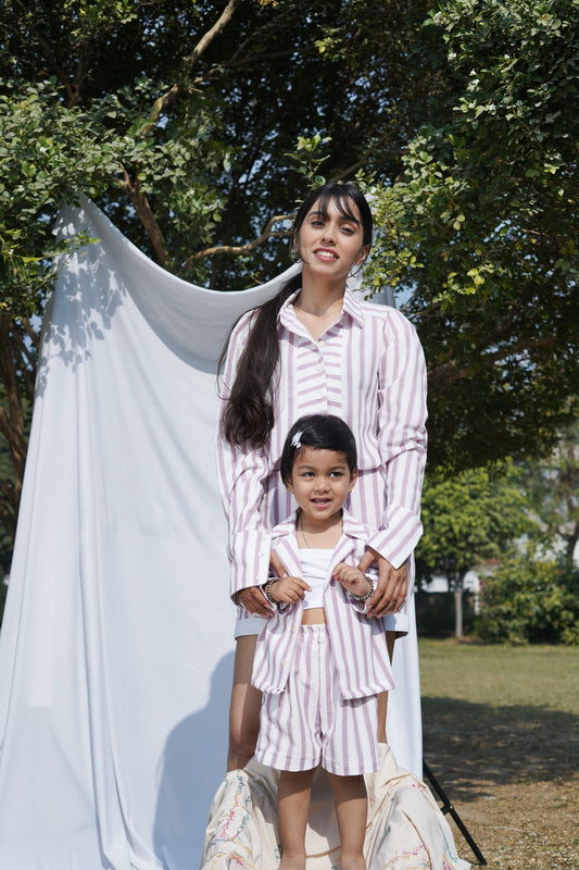 Stripe Co-ord Twinning Set