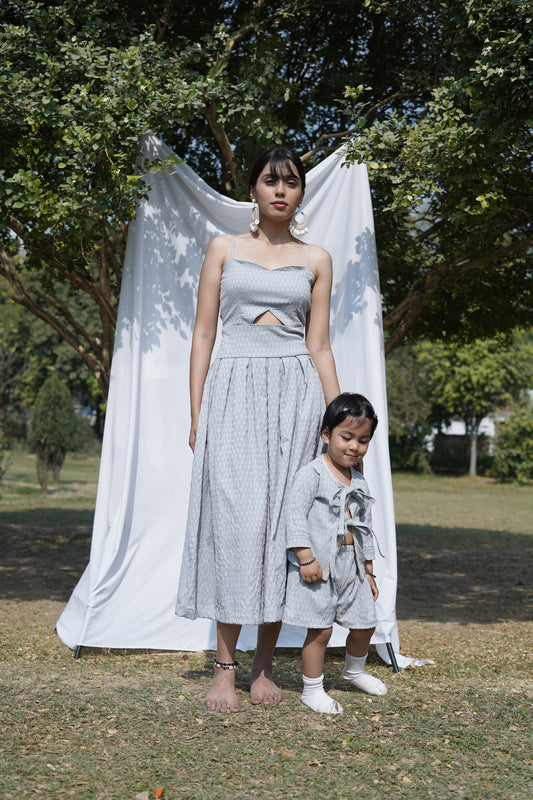 Grey Twinning Set