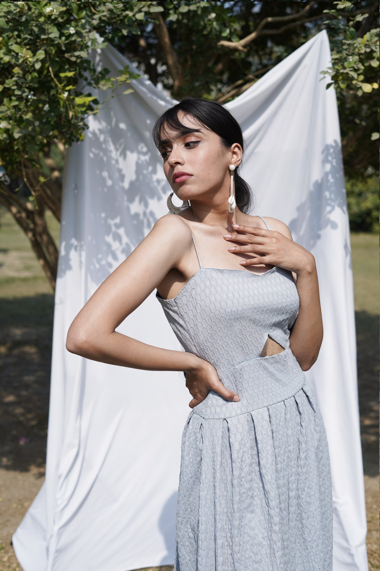 Grey Maxi dress