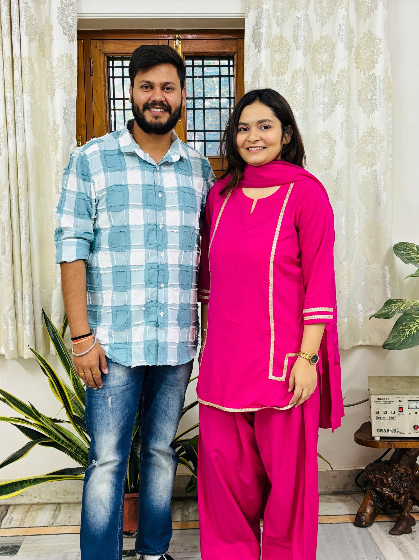 Pink Farshi Salwar Set