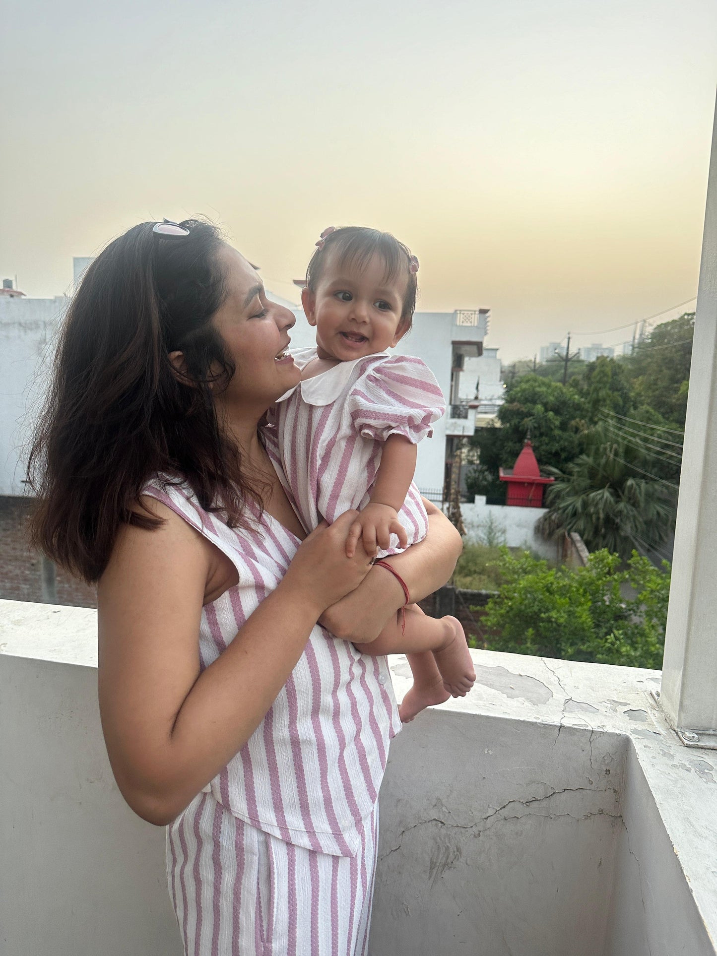 Stripe Vest Twinning Set