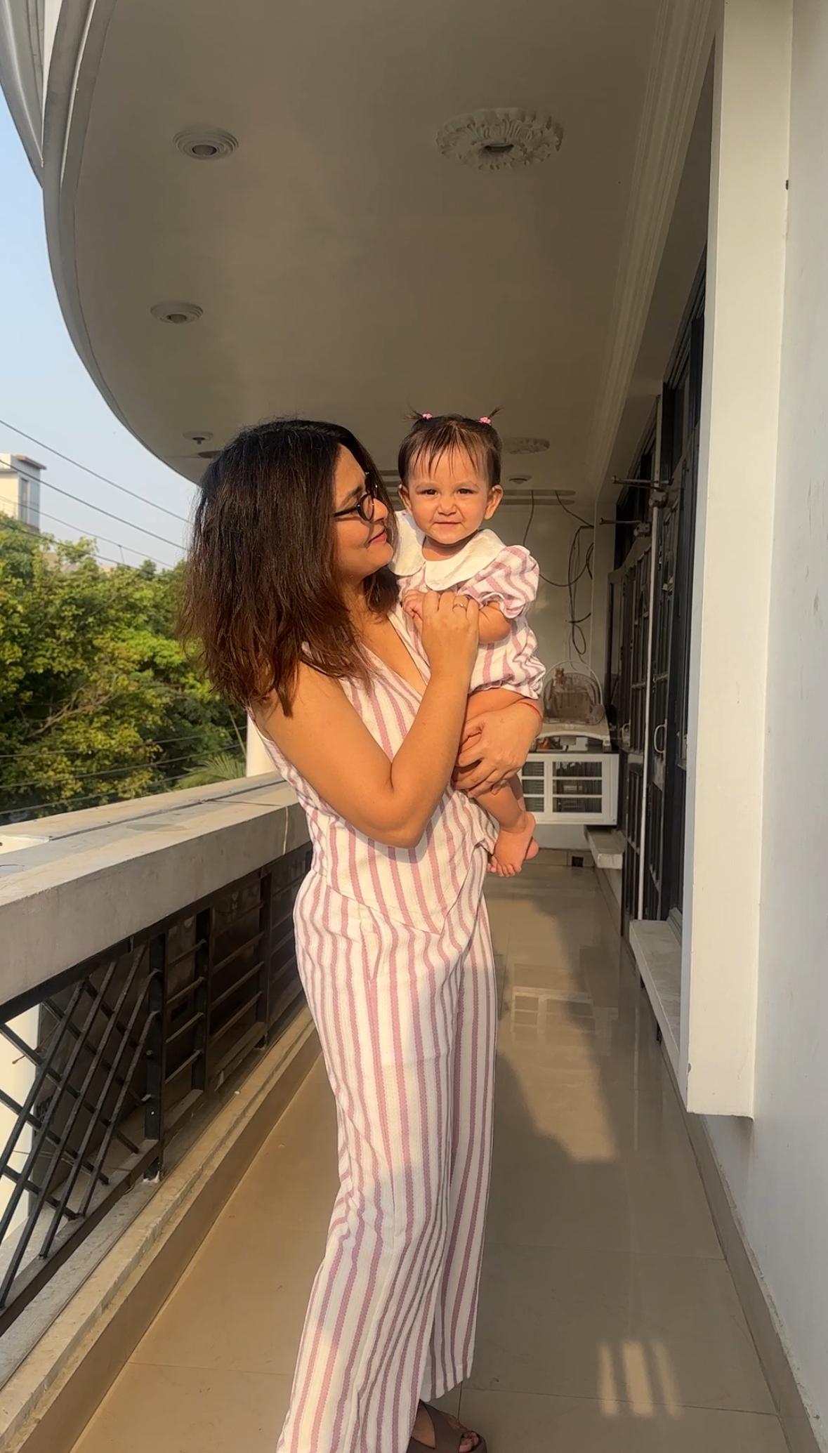 Stripe Vest Twinning Set