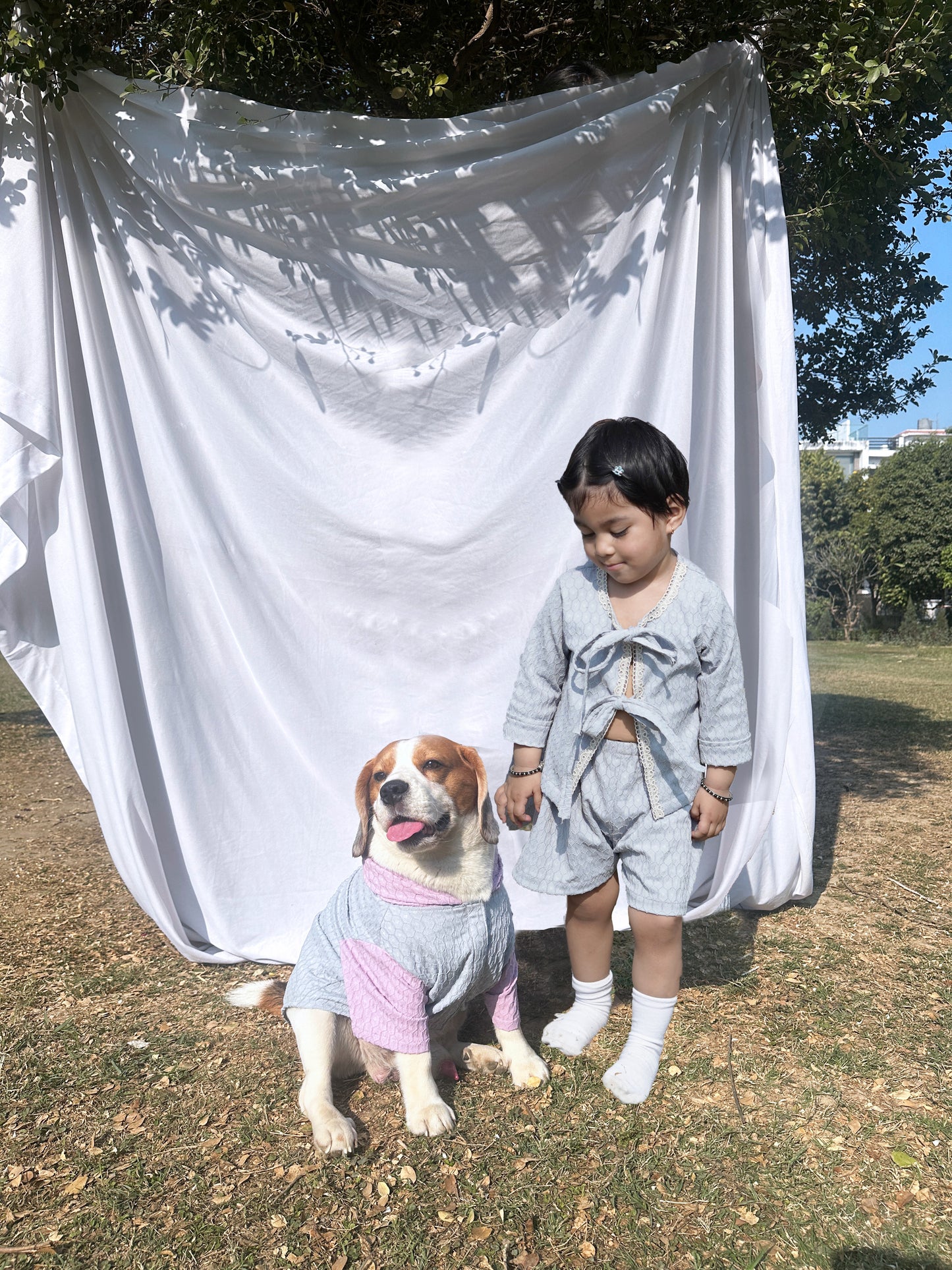 Grey Co-ord Twinning Set