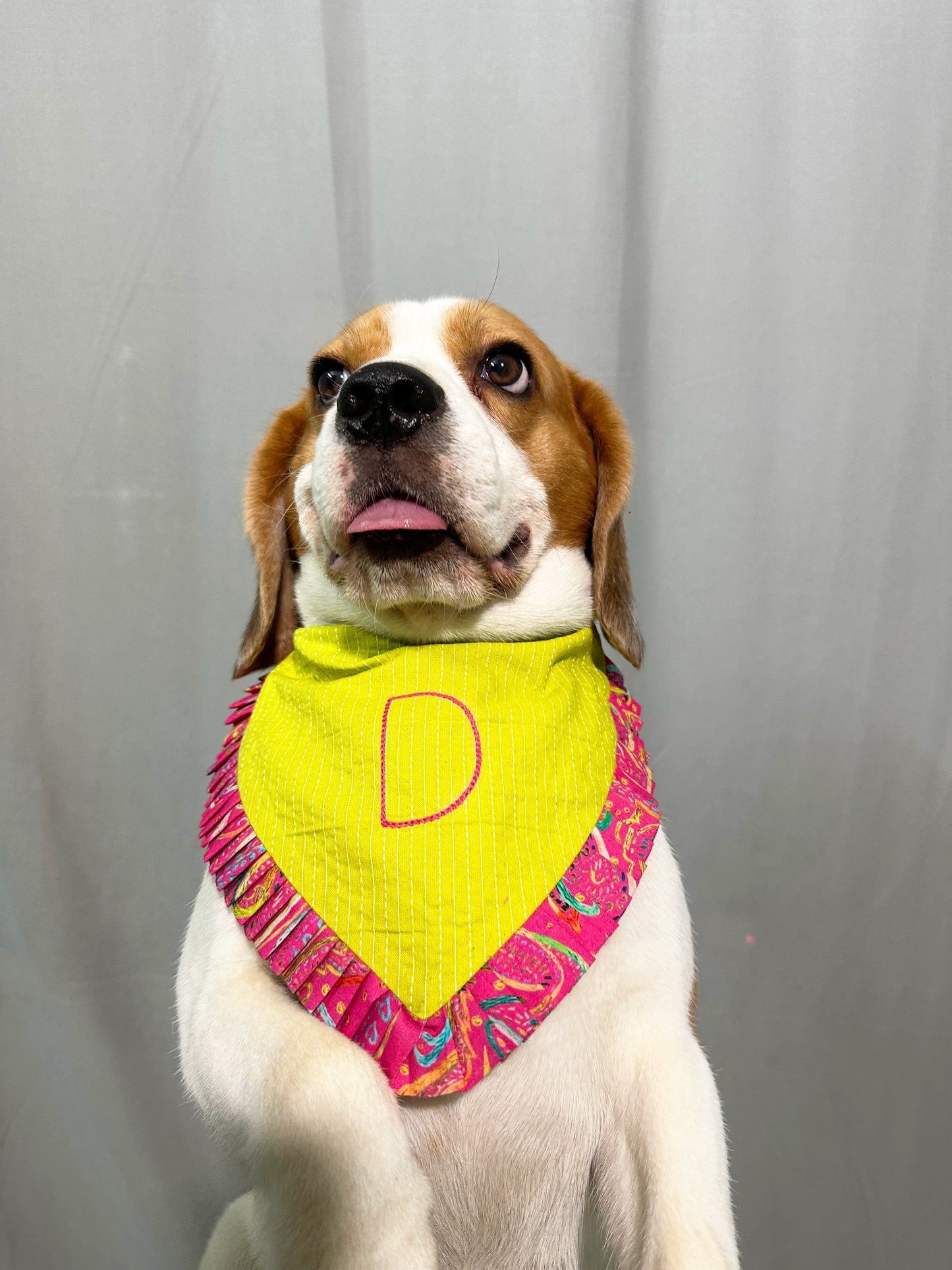 Lime Green Customised Bandana